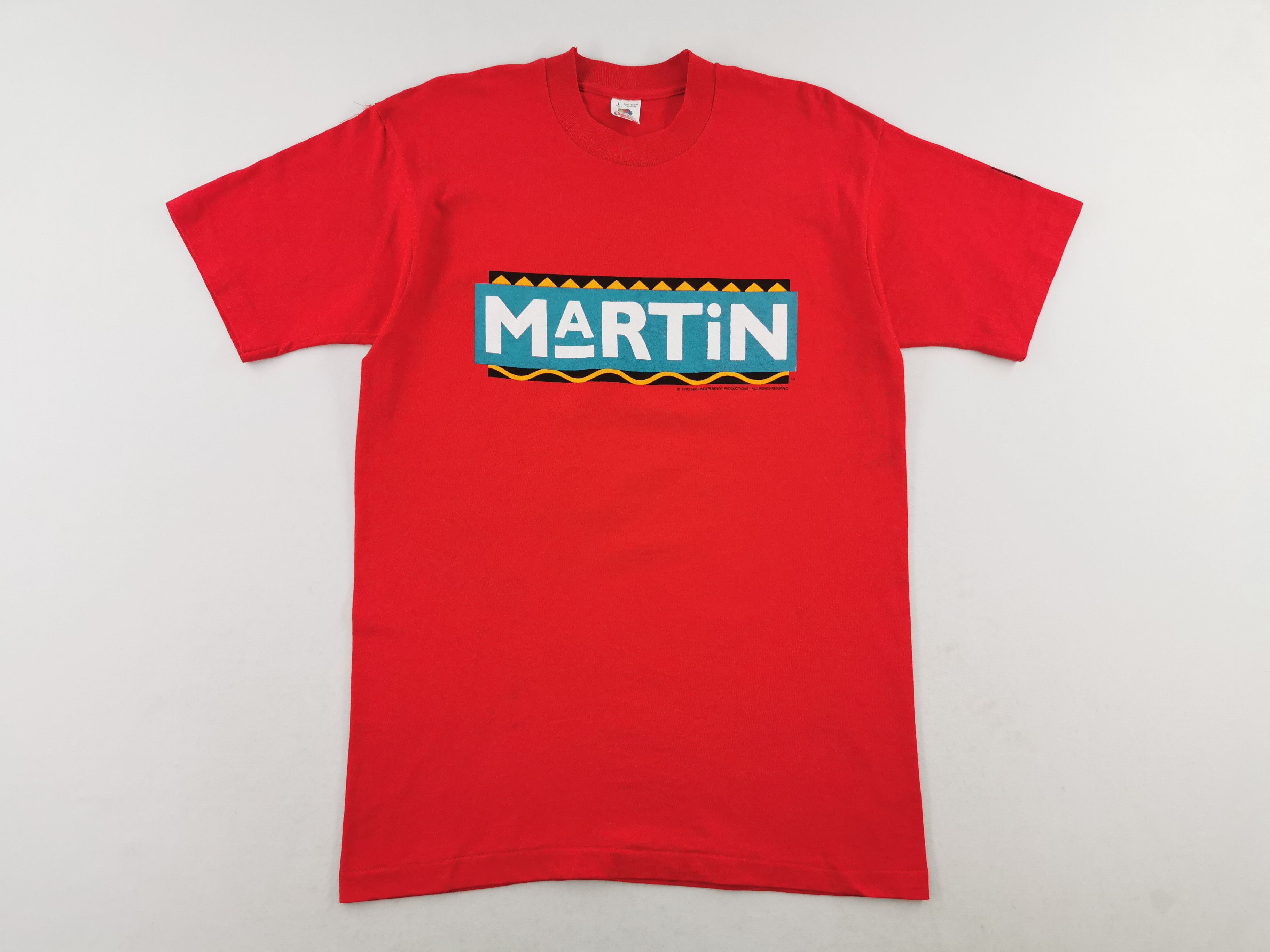 Fruit Of The Loom Vintage 90s Martin American Sitcom by Fruit Of The Loom Tee Size US L / EU 52-54 / 3 - 1 Thumbnail