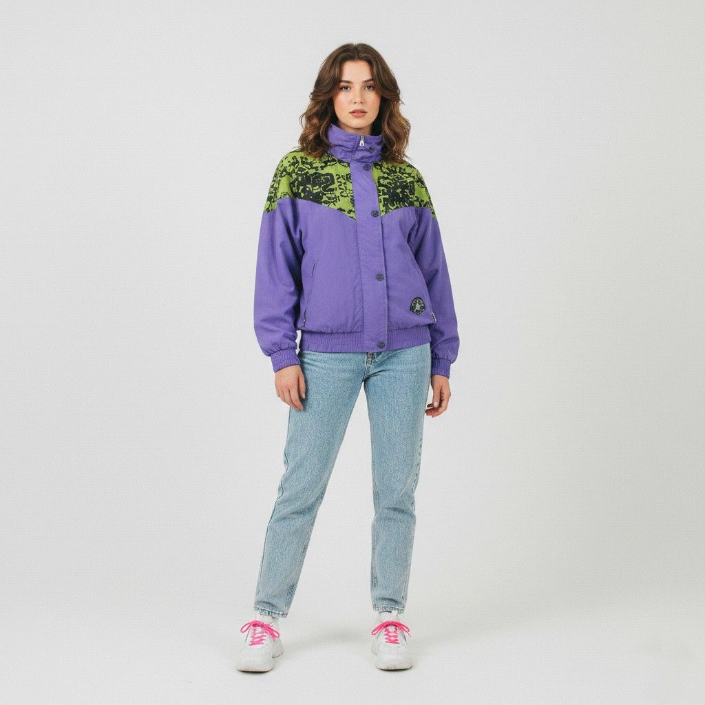 Vintage MAIER Sport Company Women 40 M Jacket Purple 5554 Size M / US 6-8 / IT 42-44 - 1 Thumbnail