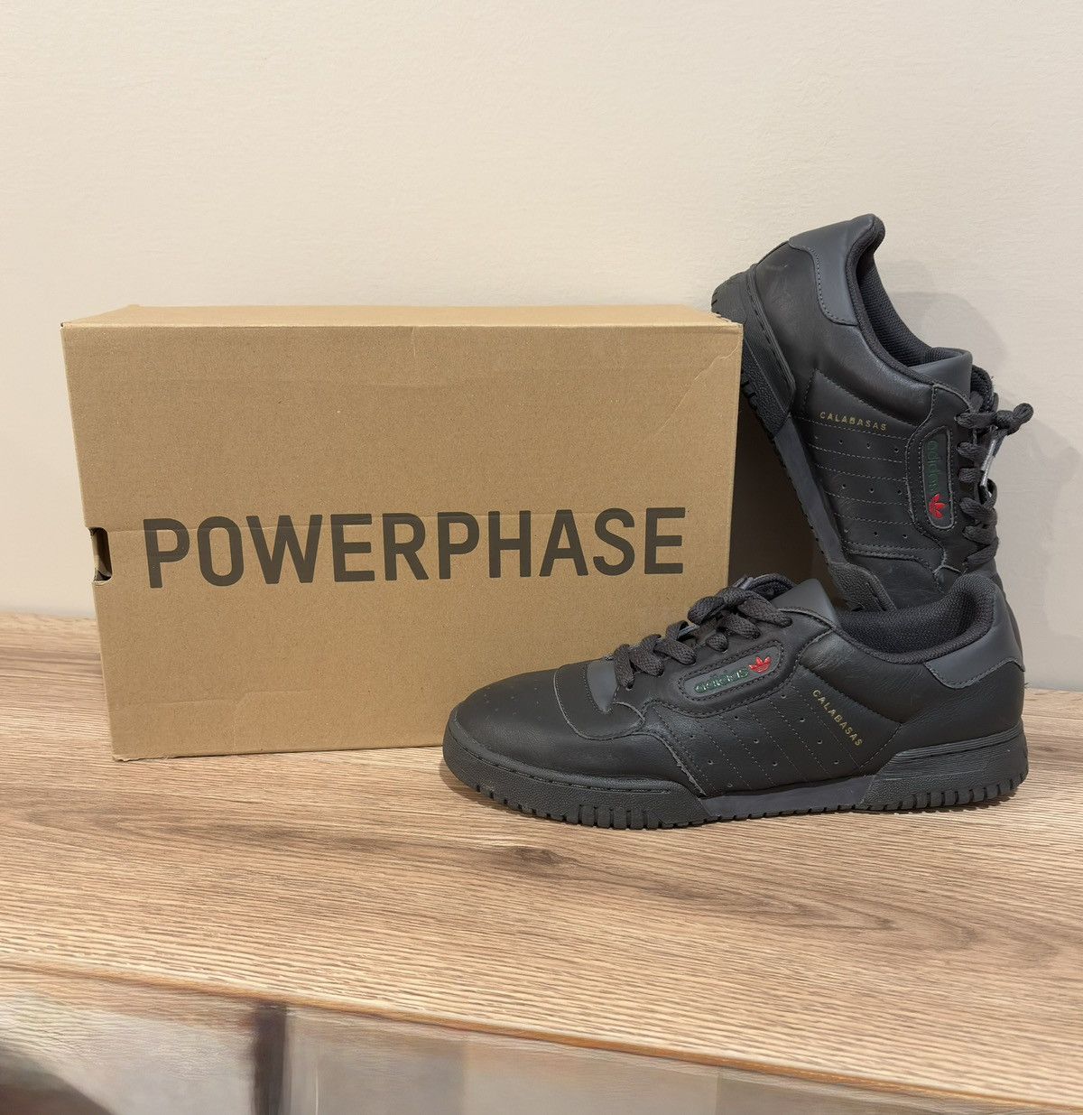 Yeezy Adidas Yeezy Calabasas Powerphase Black Size US 11 / EU 44 - 1 Thumbnail
