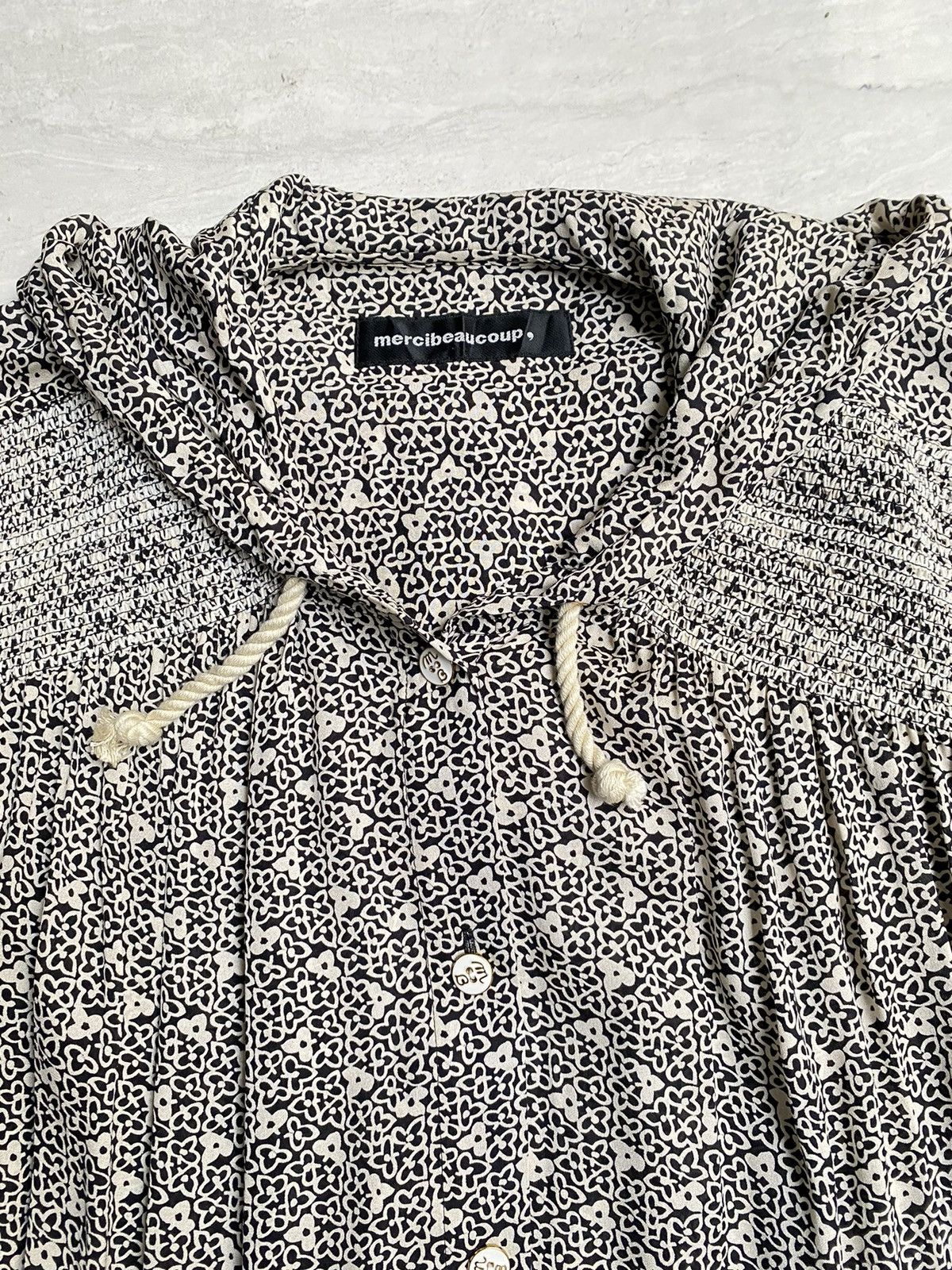 mercibeaucoup MERCIBEAUCOUP Issey Miyake Motive Hoodie Shirt Size US L / EU 52-54 / 3 - 4 Thumbnail