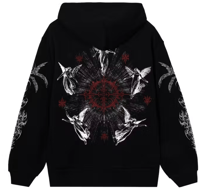 Revenge REVENGE DANTE'S PARADISE HOODIE BLACK | Grailed