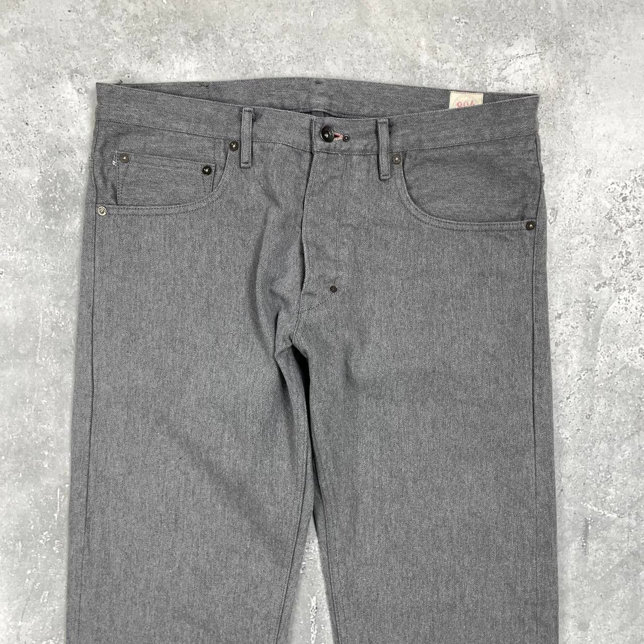 Other IMJIT 35020 Selvage Denim Jeans Gray Size W33 L36 Size US 35 - 9 Thumbnail