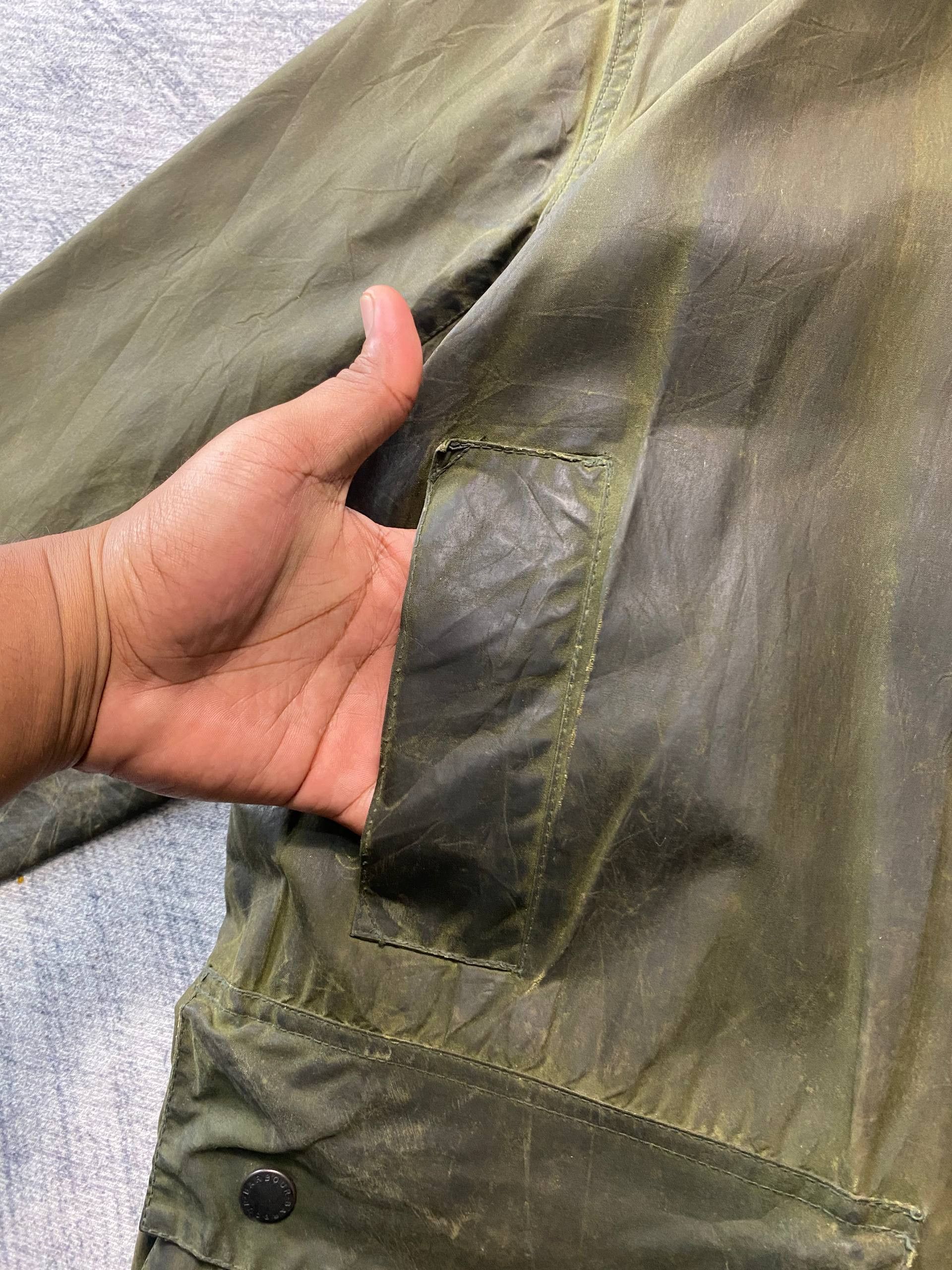 Barbour Vintage Barbour Border Waxed Jacket Size US L / EU 52-54 / 3 - 8 Thumbnail