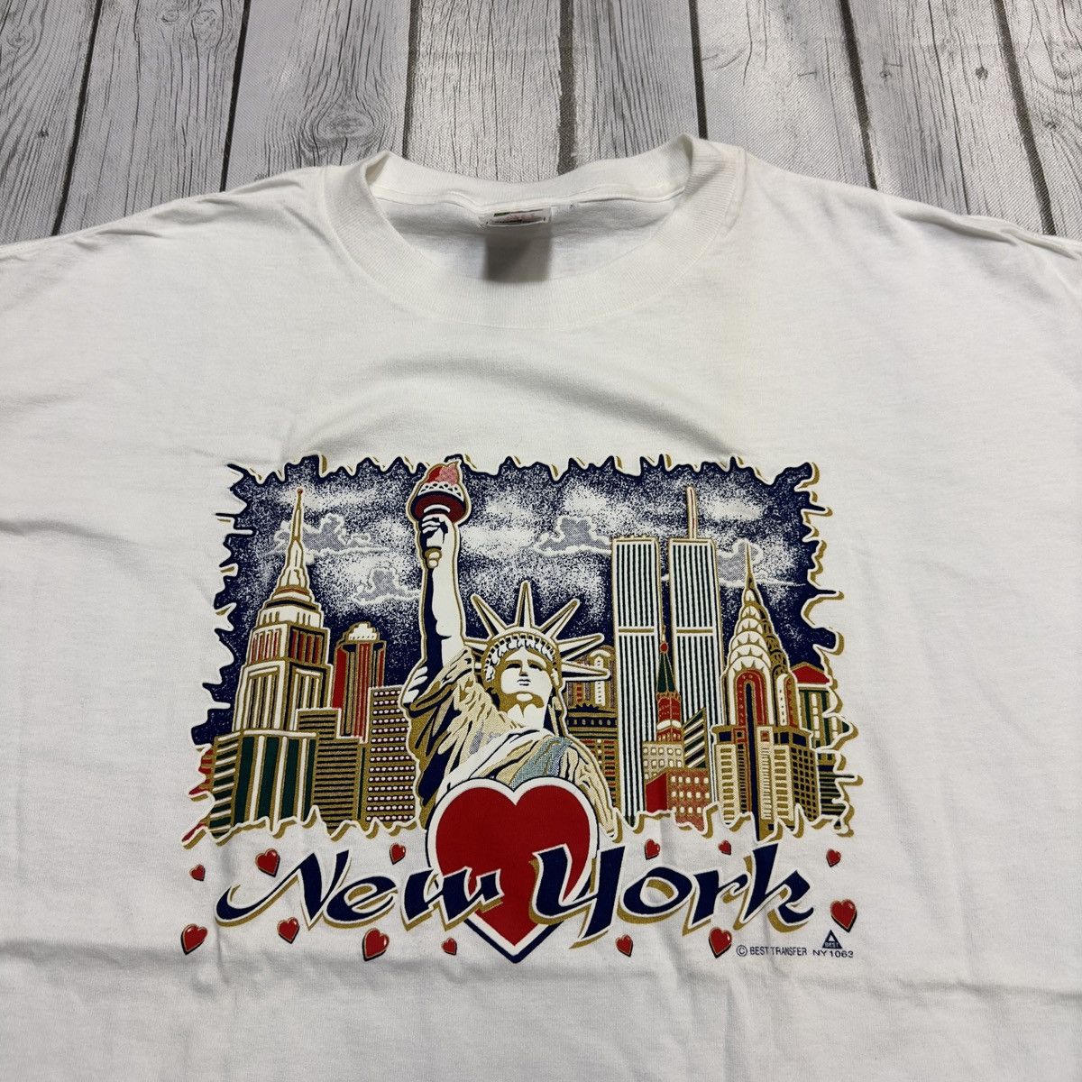 Fruit Of The Loom × Vintage Vintage New York City tee Size US XL / EU 56 / 4 - 3 Thumbnail