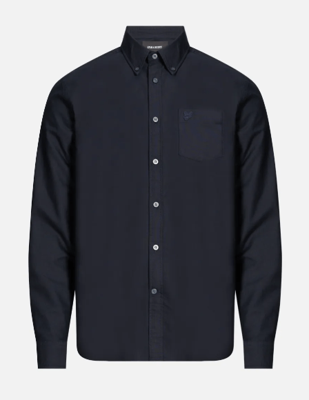 Lyle & Scott LYLE & SCOTT TONAL EAGLE PLAIN OXFORD SHIRT-M Size US M / EU 48-50 / 2 - 7 Thumbnail