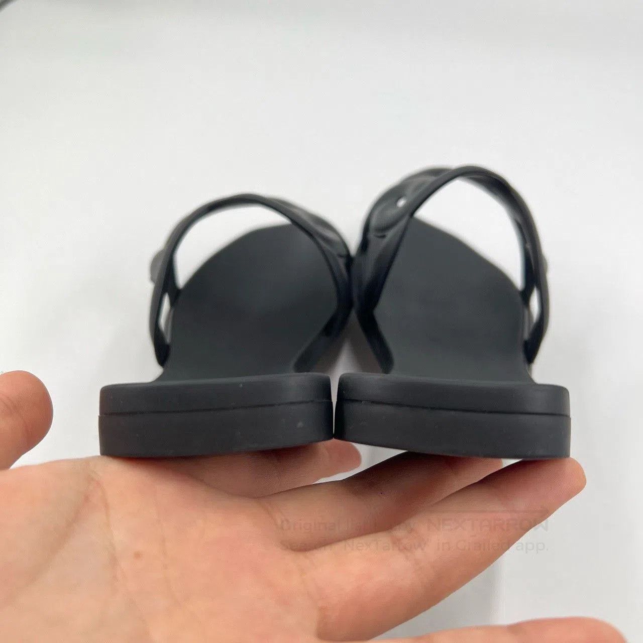 Hermes Hermes Black Pig Nose Slippers. Size US 4 / IT 34 - 3 Thumbnail