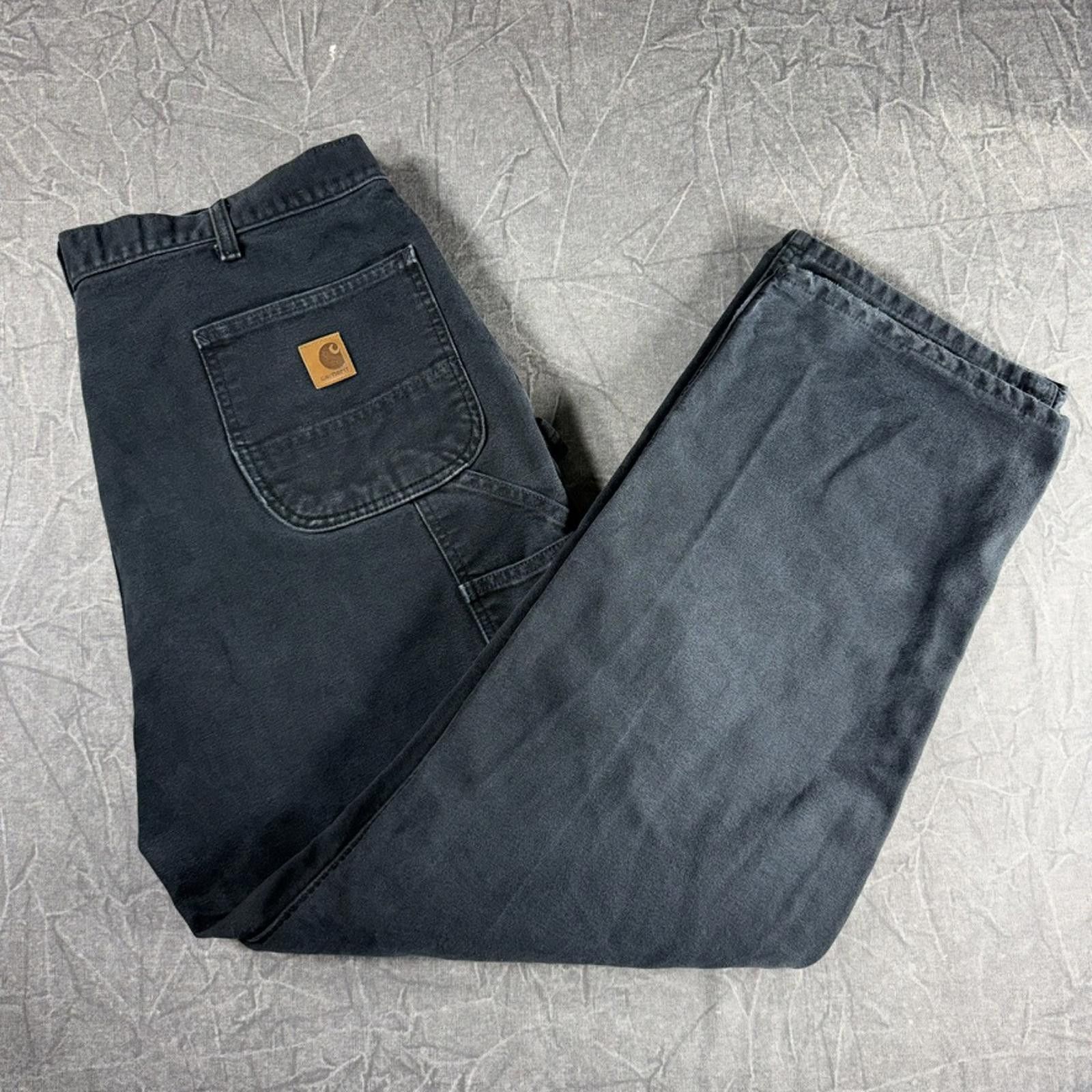 Carhartt Carhartt Jeans Men's 42x34 Black Pants 7 Size US 42 / EU 58 - 1 Thumbnail