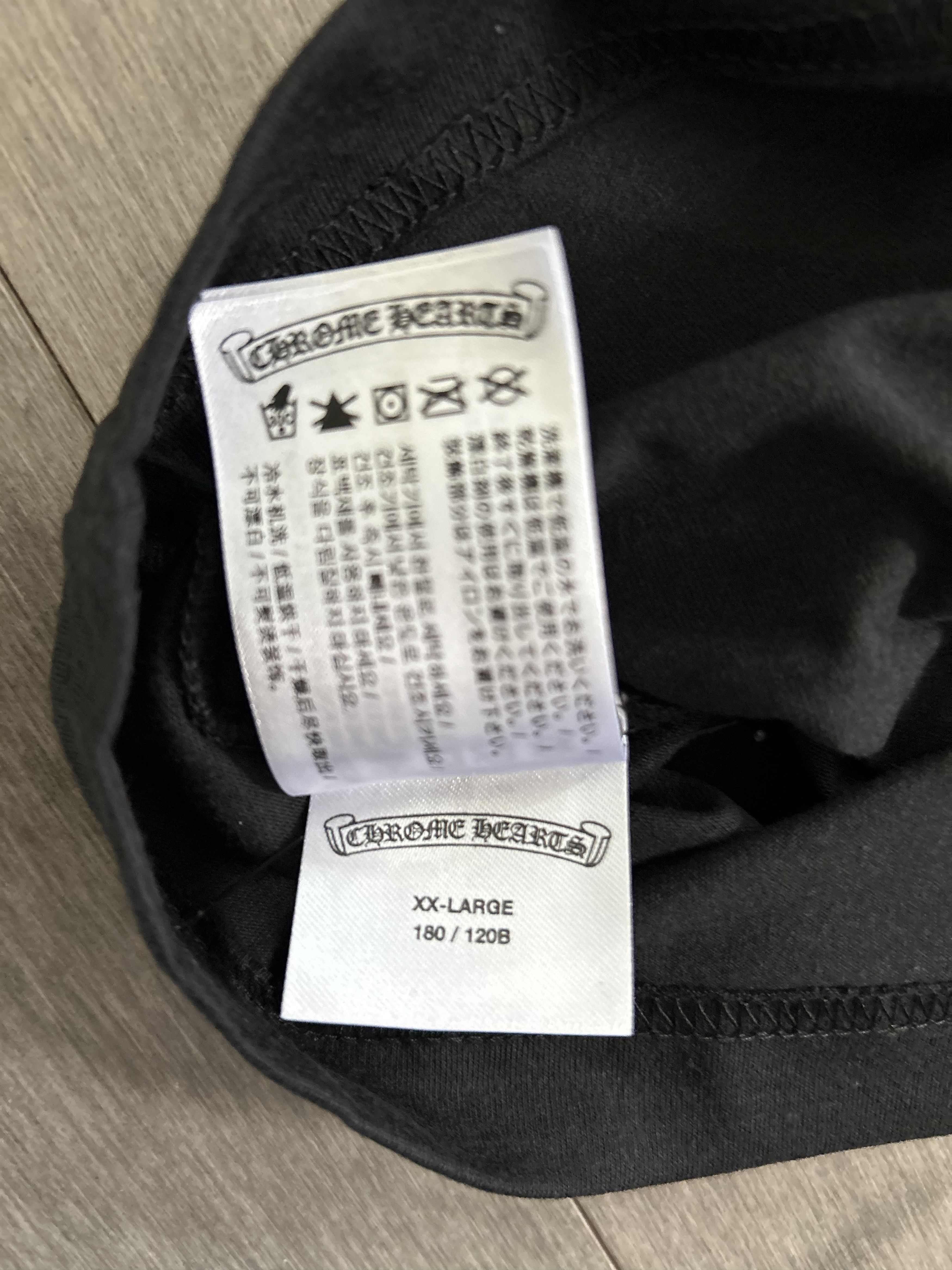 Chrome Hearts Chrome Hearts Neck Logo Pocket Tee Size US XXL / EU 58 / 5 - 5 Thumbnail