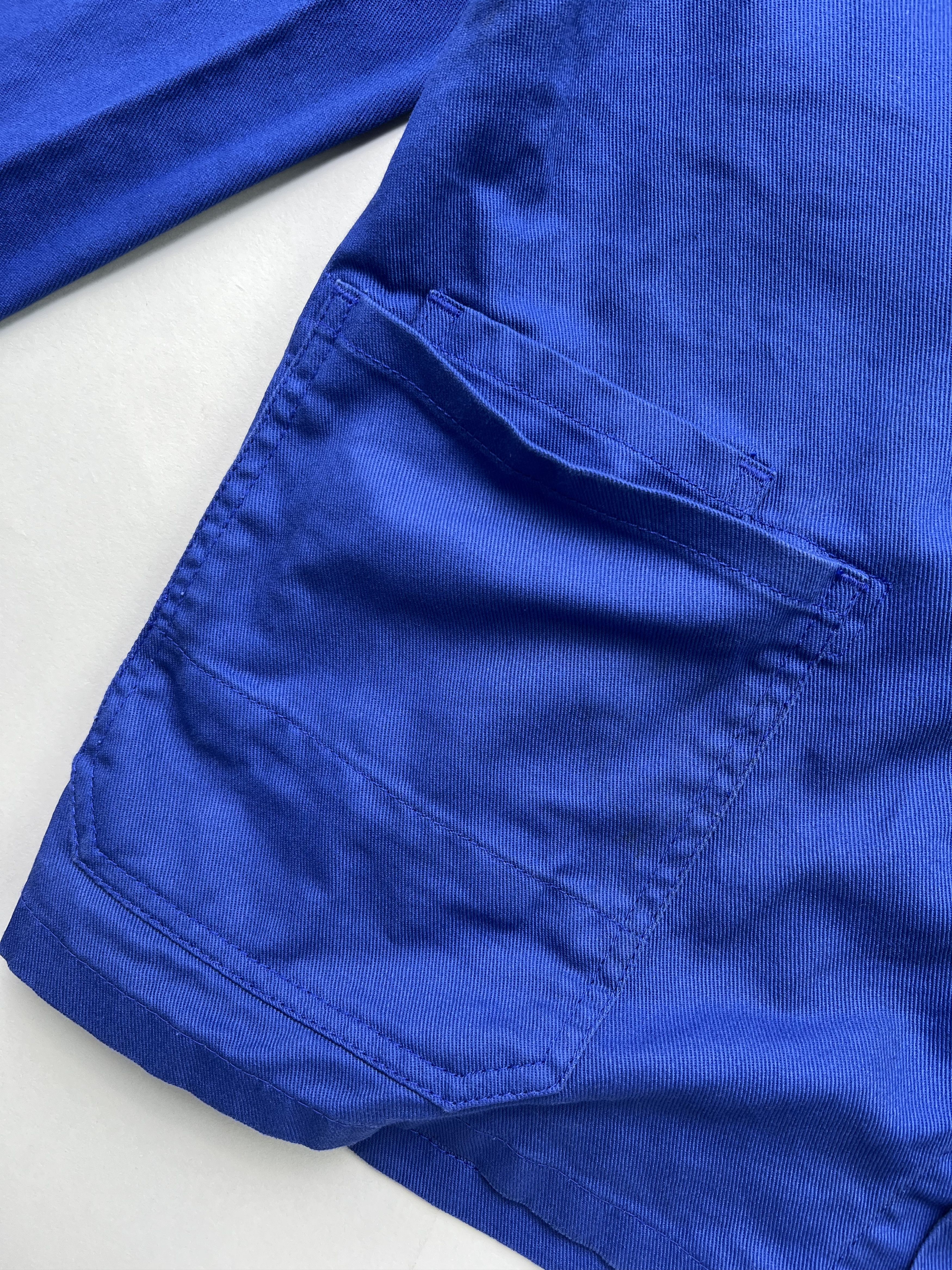 Vintage French Work Chore Jacket Vintage Bleu De Travail Size US M / EU 48-50 / 2 - 7 Thumbnail