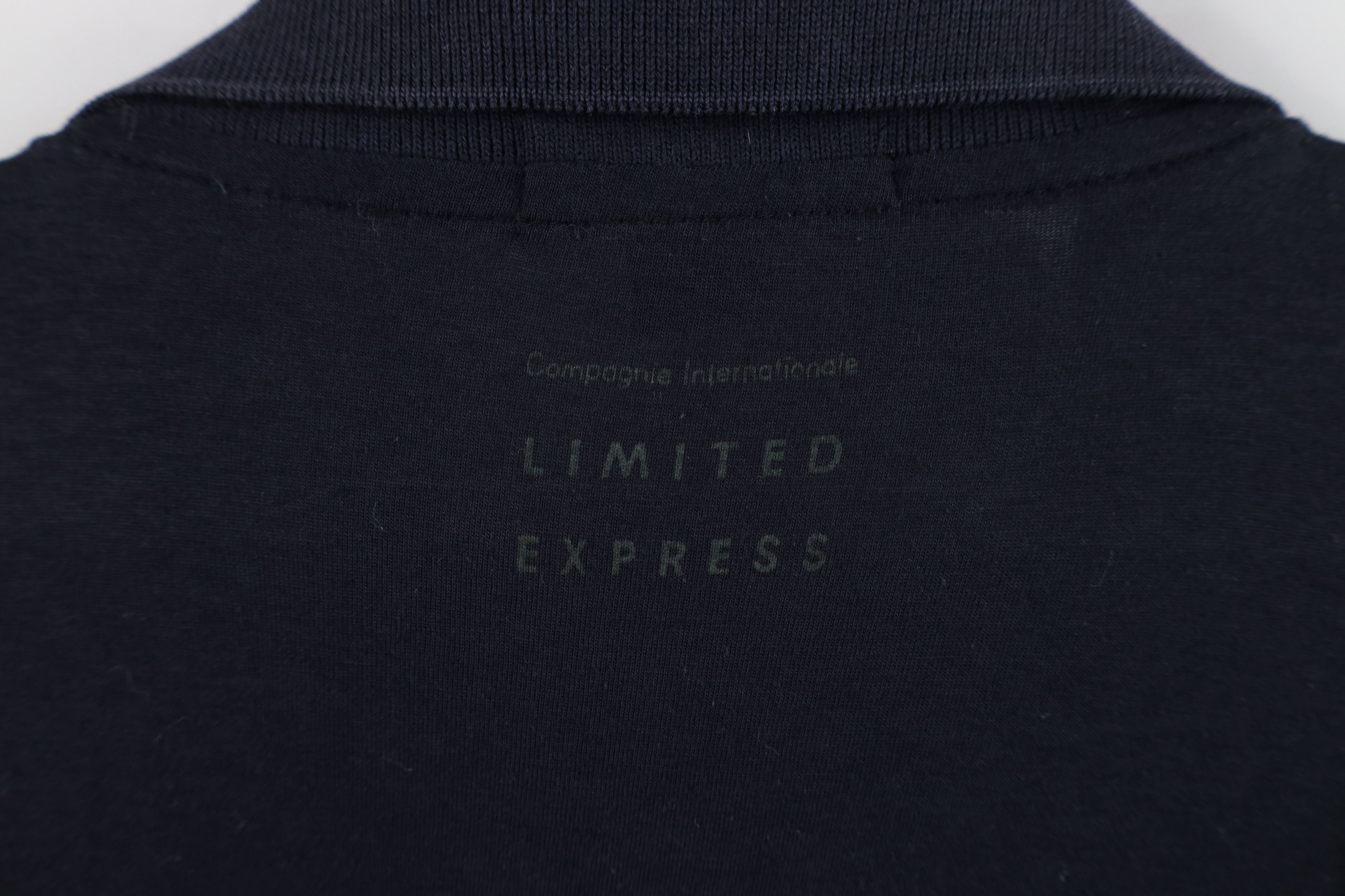 Express × Vintage Vintage 90s Express Knit Collared Button Shirt Black Size US L / EU 52-54 / 3 - 8 Thumbnail