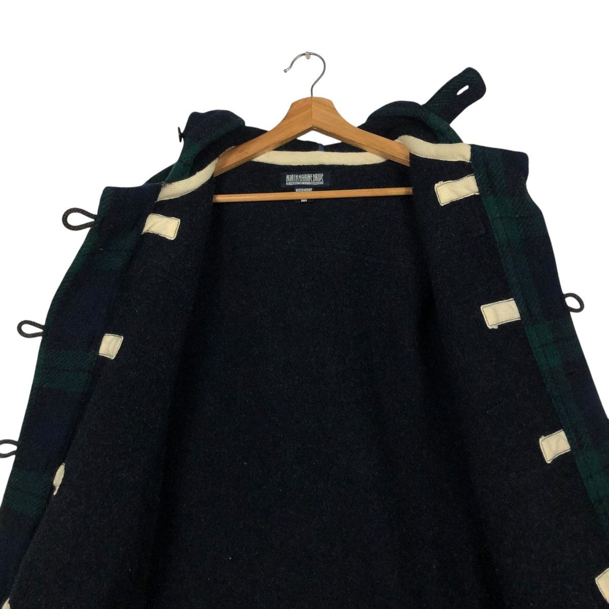 Japanese Brand 🔥VINTAGE WOOL JACKET NORTH MARINE DRIVE ISSEY MIYAKE TARTAN Size US M / EU 48-50 / 2 - 16 Thumbnail