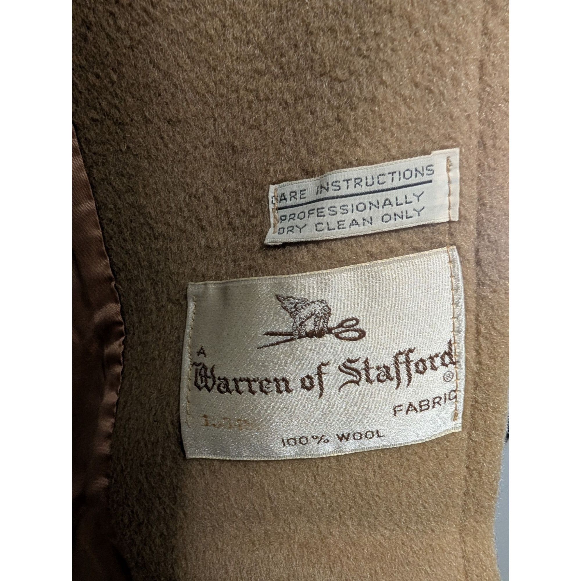 Stafford 70s Warren of Stafford Wool Long Coat Women Size XL Size XL / US 12-14 / IT 48-50 - 4 Thumbnail