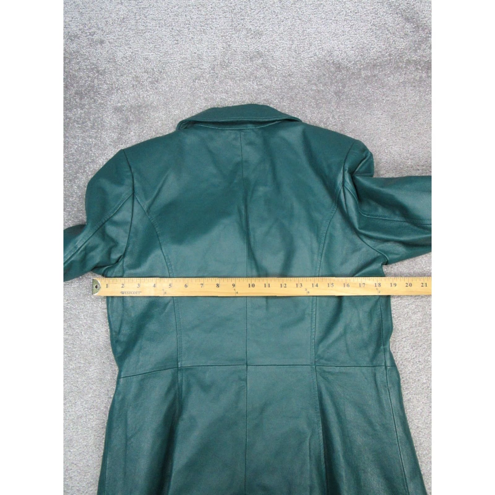 Vintage VINTAGE Jerry Lewis Jacket Small Green Leather y2k Matrix Womens Size S / US 4 / IT 40 - 6 Thumbnail