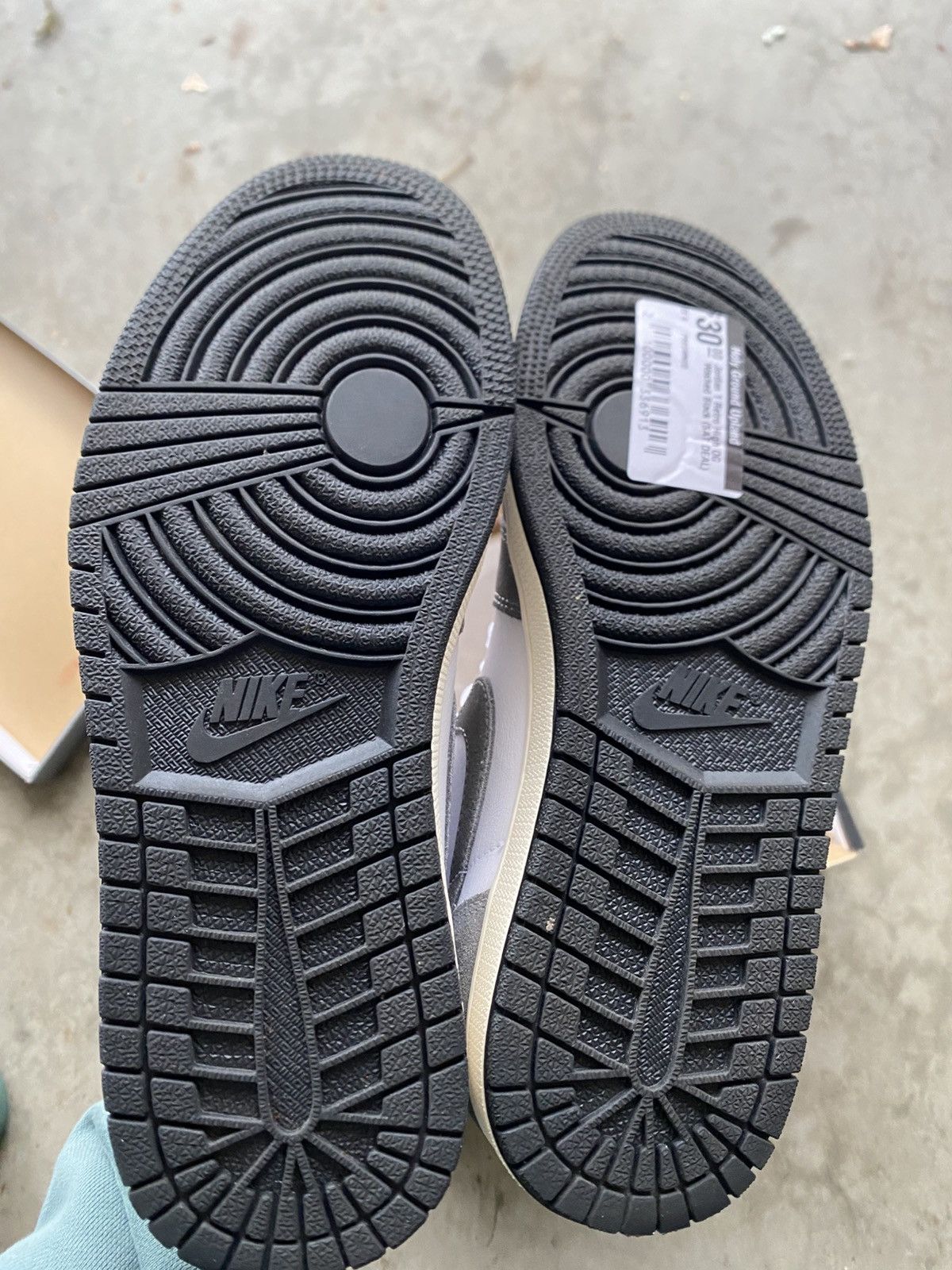 Jordan Brand Jordan 1 High Washed Black Size US 8 / EU 41 - 4 Thumbnail