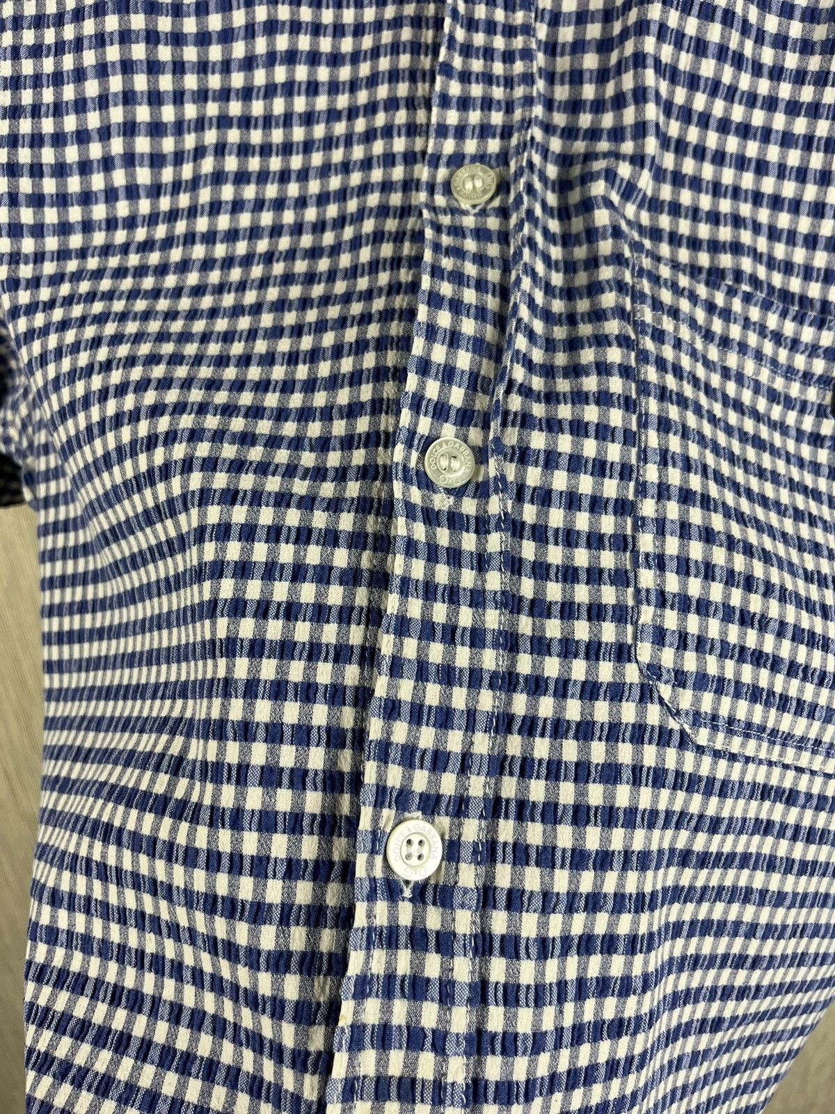 Dolce & Gabbana × Vintage Vintage Dolce & Gabbana gingham plaid checked pocket shirt Size US L / EU 52-54 / 3 - 19 Thumbnail