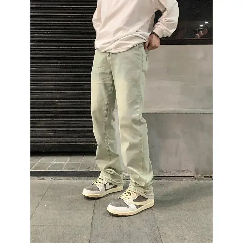 Japanese Brand Retro straight tube mud dyed jeans Size US 32 / EU 48 - 6 Thumbnail