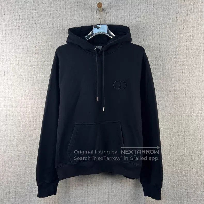 Dior Dior CD logo plain knitted hooded long-sleeved sweatshirt Size US XXL / EU 58 / 5 - 1 Thumbnail