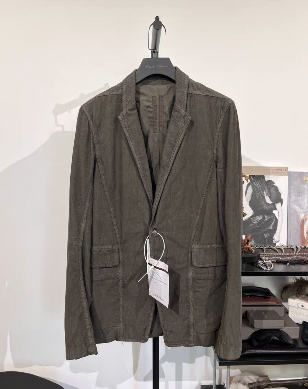 Rick Owens Rick Owens DRKSHDW Brown Corduroy Blazer Size US XS / EU 42 / 0 - 1 Thumbnail