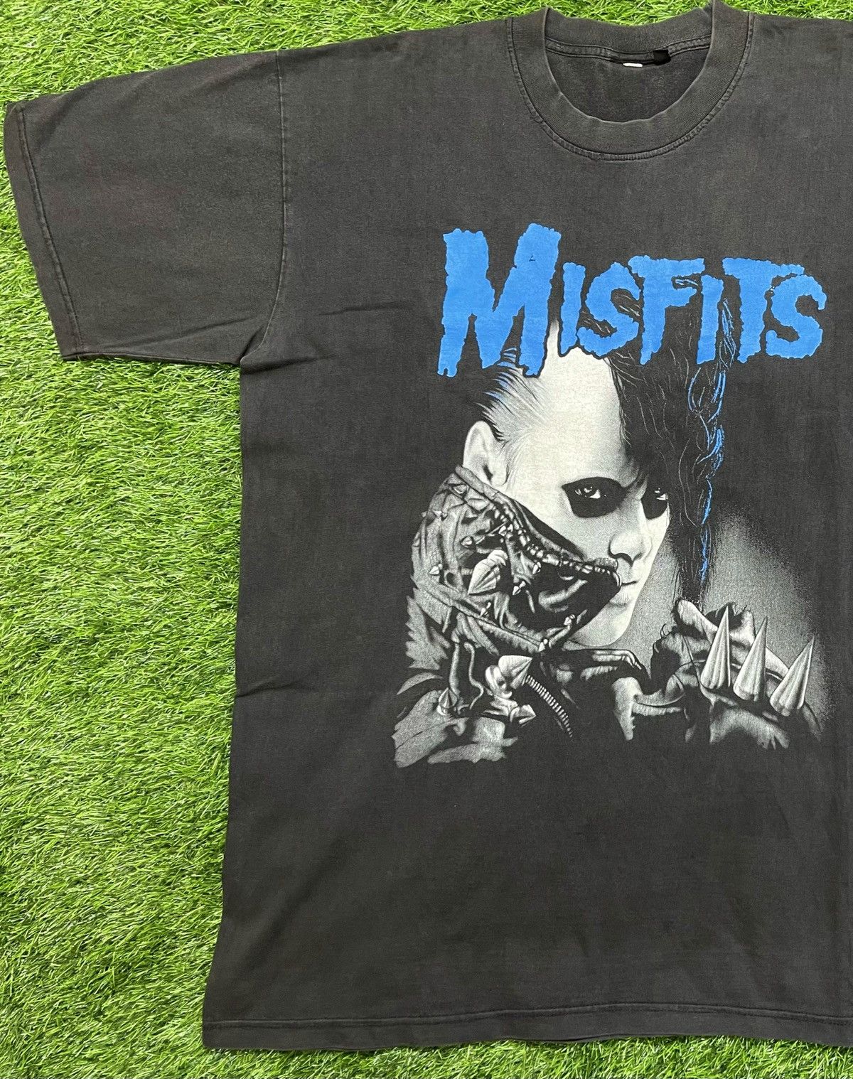 Band Tees × Vintage Vintage Misfits 90s Bootleg Band Tees Size US XL / EU 56 / 4 - 4 Thumbnail