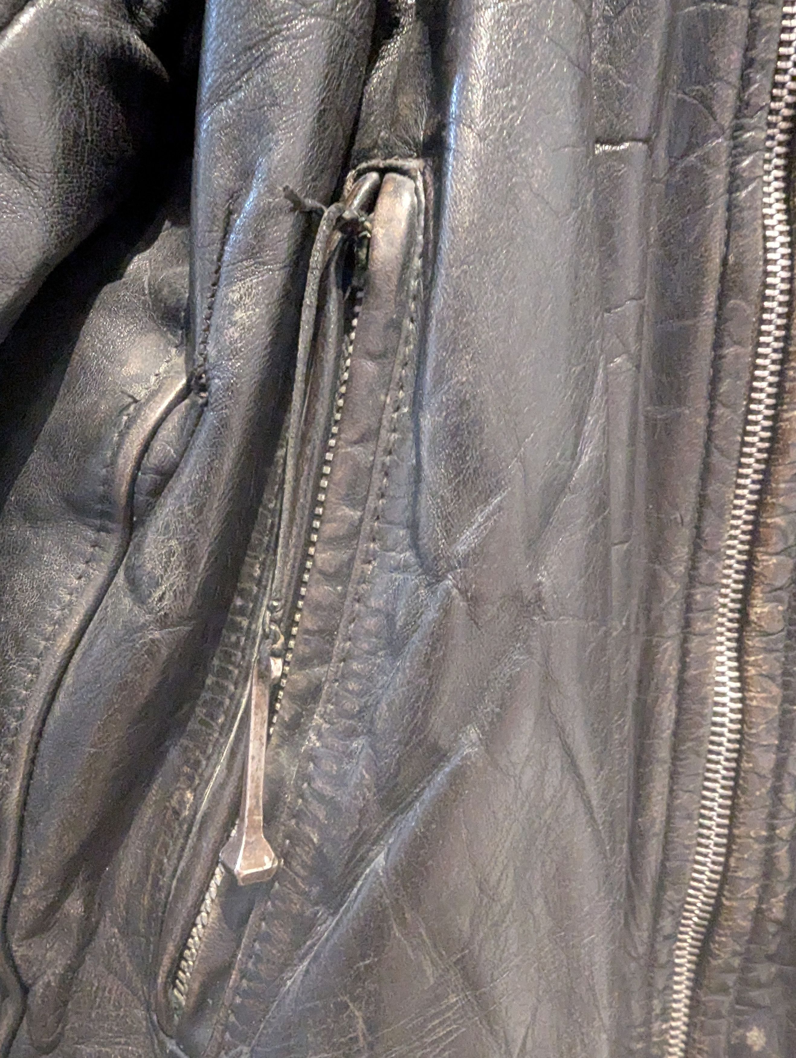 Schott Vintage WW2 Era Schott Perfecto Leather Jacket Size US XXS / EU 40 - 9 Thumbnail