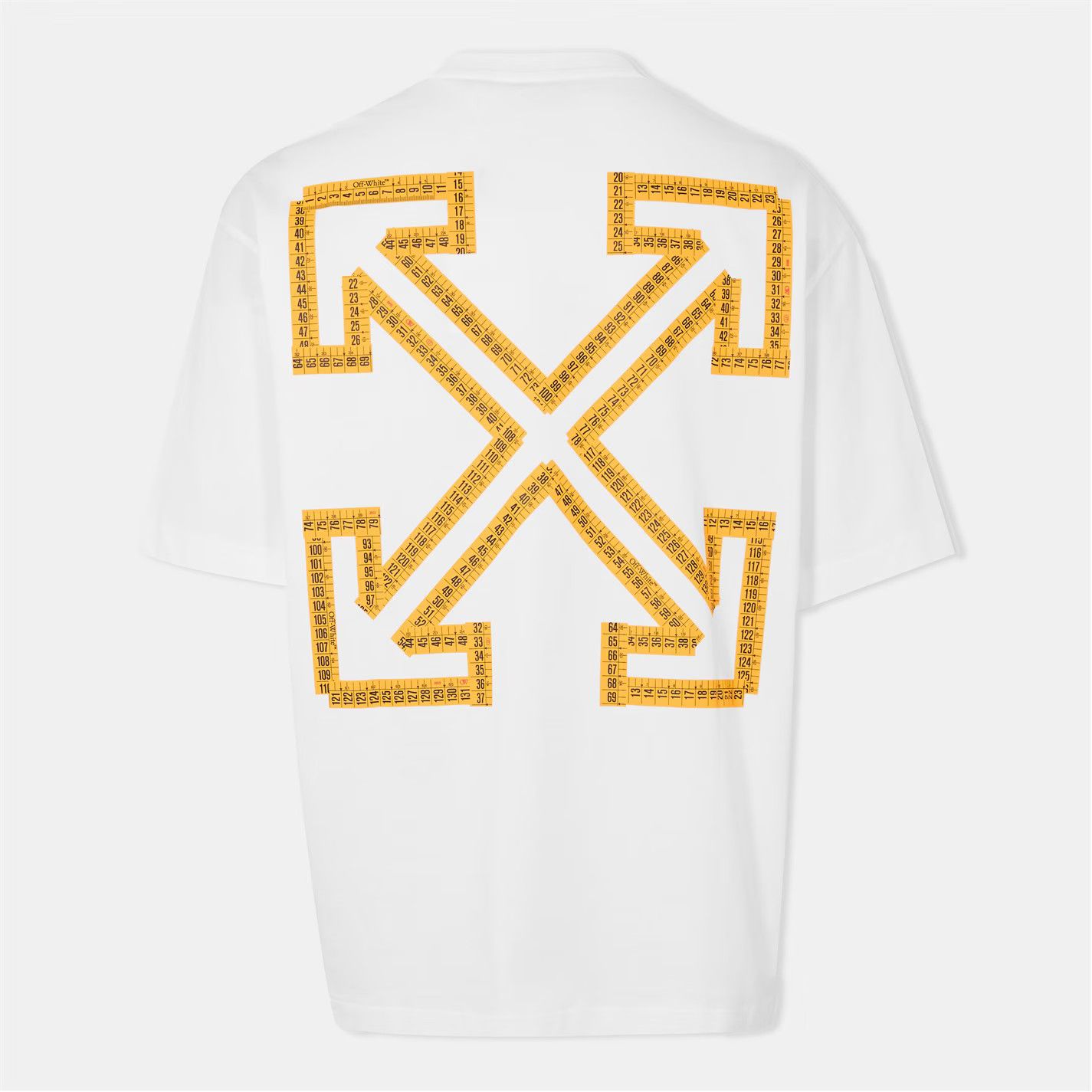 Off-White o1g2r1mq0226 Arrow Skate T-Shirt In White Size US L / EU 52-54 / 3 - 2 Thumbnail