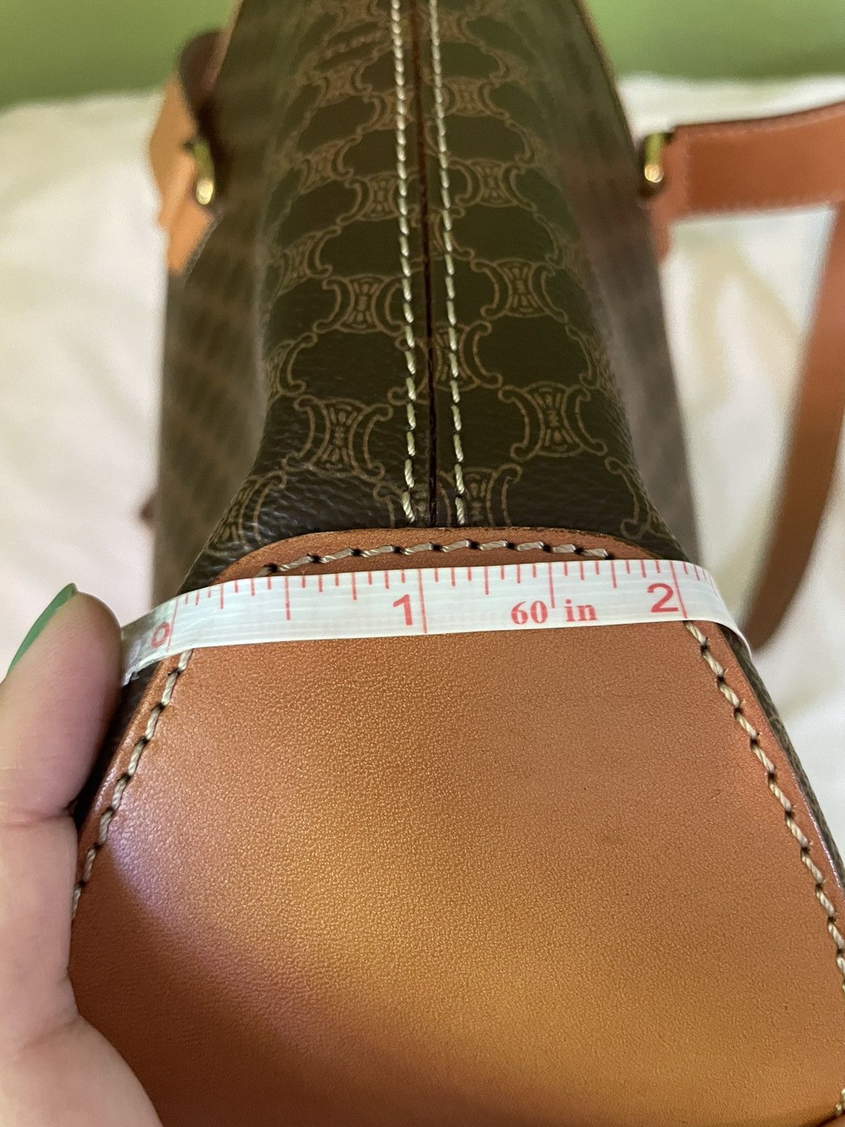 Celine Celine Brown Macadam Tote Bag Size ONE SIZE - 24 Thumbnail