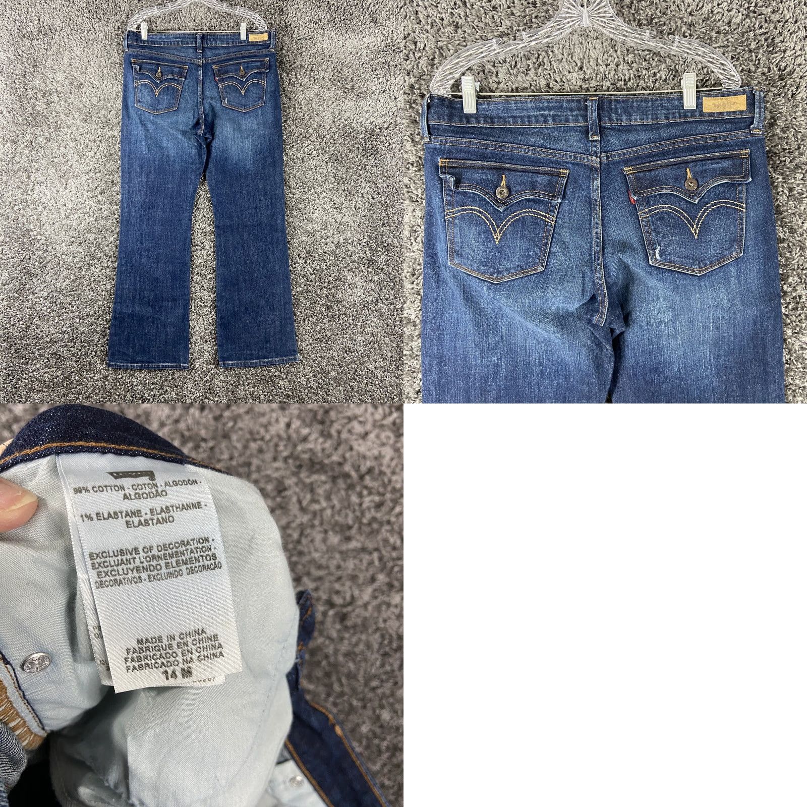 Levi's LEVI'S 545 Bootcut Jeans Women's Regular Size 14 Blue Size 36" / US 14 / IT 50 - 8 Thumbnail
