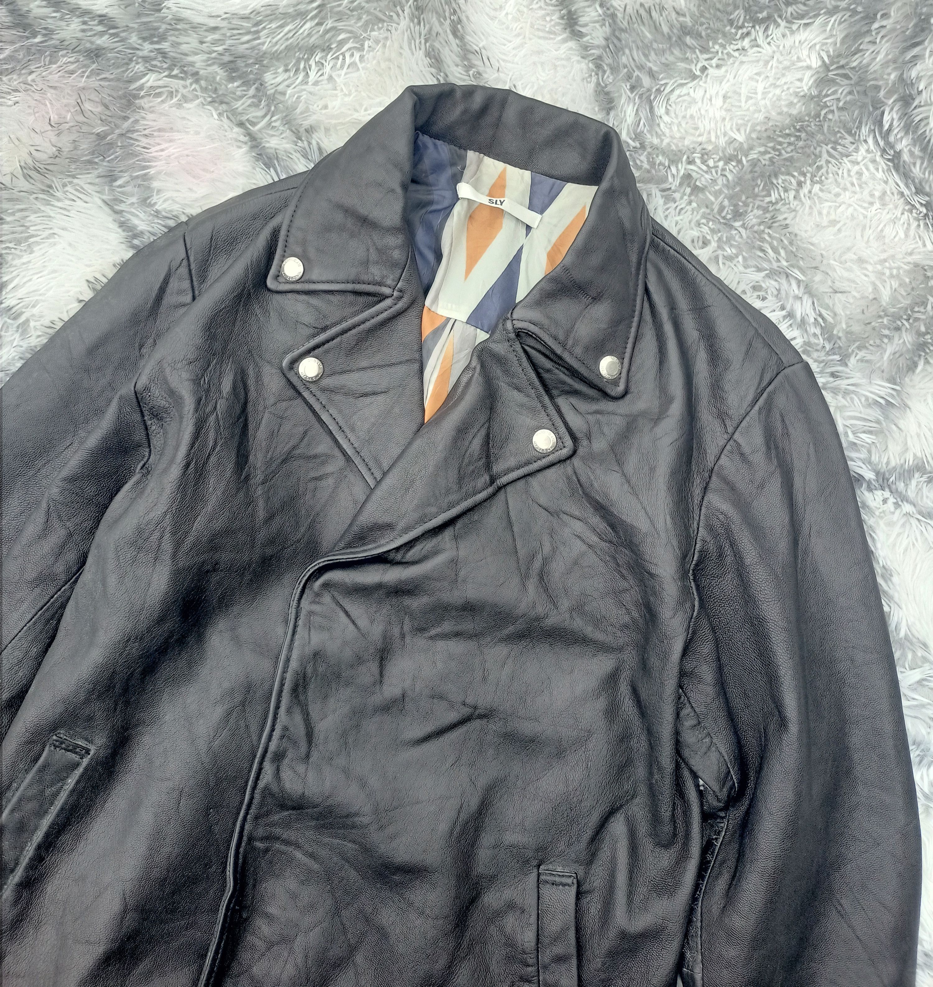 Japanese Brand SLY LEATHER JACKET Size US S / EU 44-46 / 1 - 2 Thumbnail