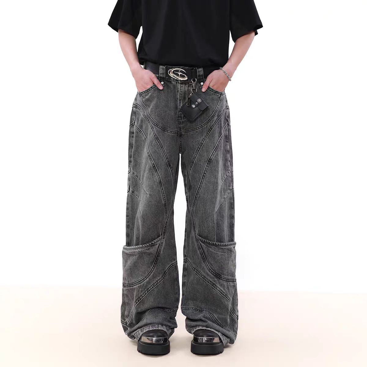 Japanese Brand × Jean High Street Deconstructed Design Jeans Size US 32 / EU 48 - 5 Thumbnail