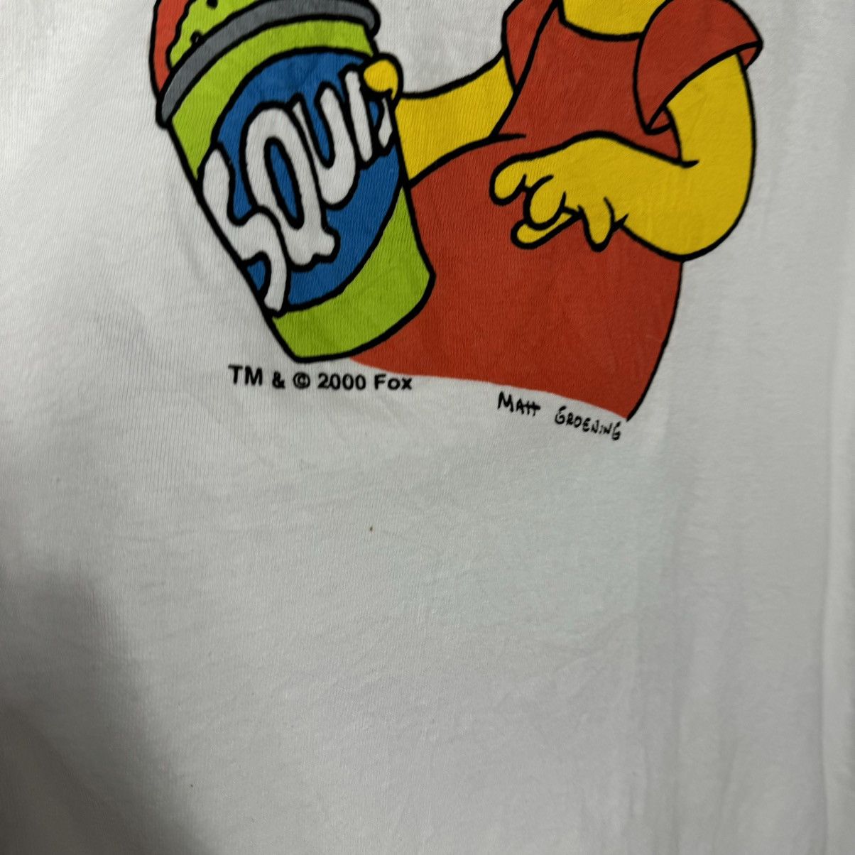 The Simpsons × Vintage Vintage 2000 The Simpsons FOX T-shirt Size US XL / EU 56 / 4 - 4 Thumbnail
