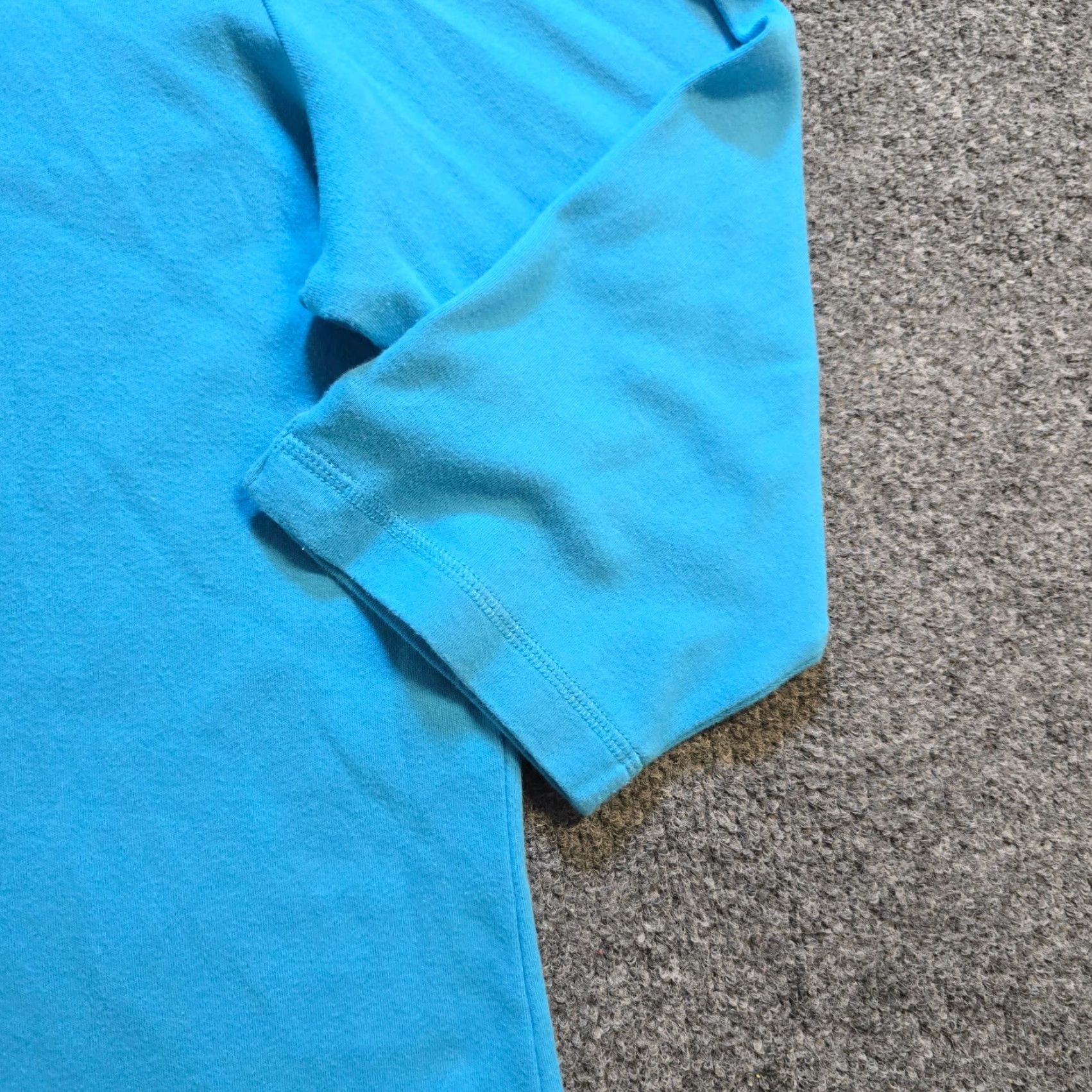 Quacker Factory Quacker Factory Top Womens Large Blue Rhinestones 3/4 Sleeve Boat Neck Casual Size L / US 10 / IT 46 - 3 Thumbnail