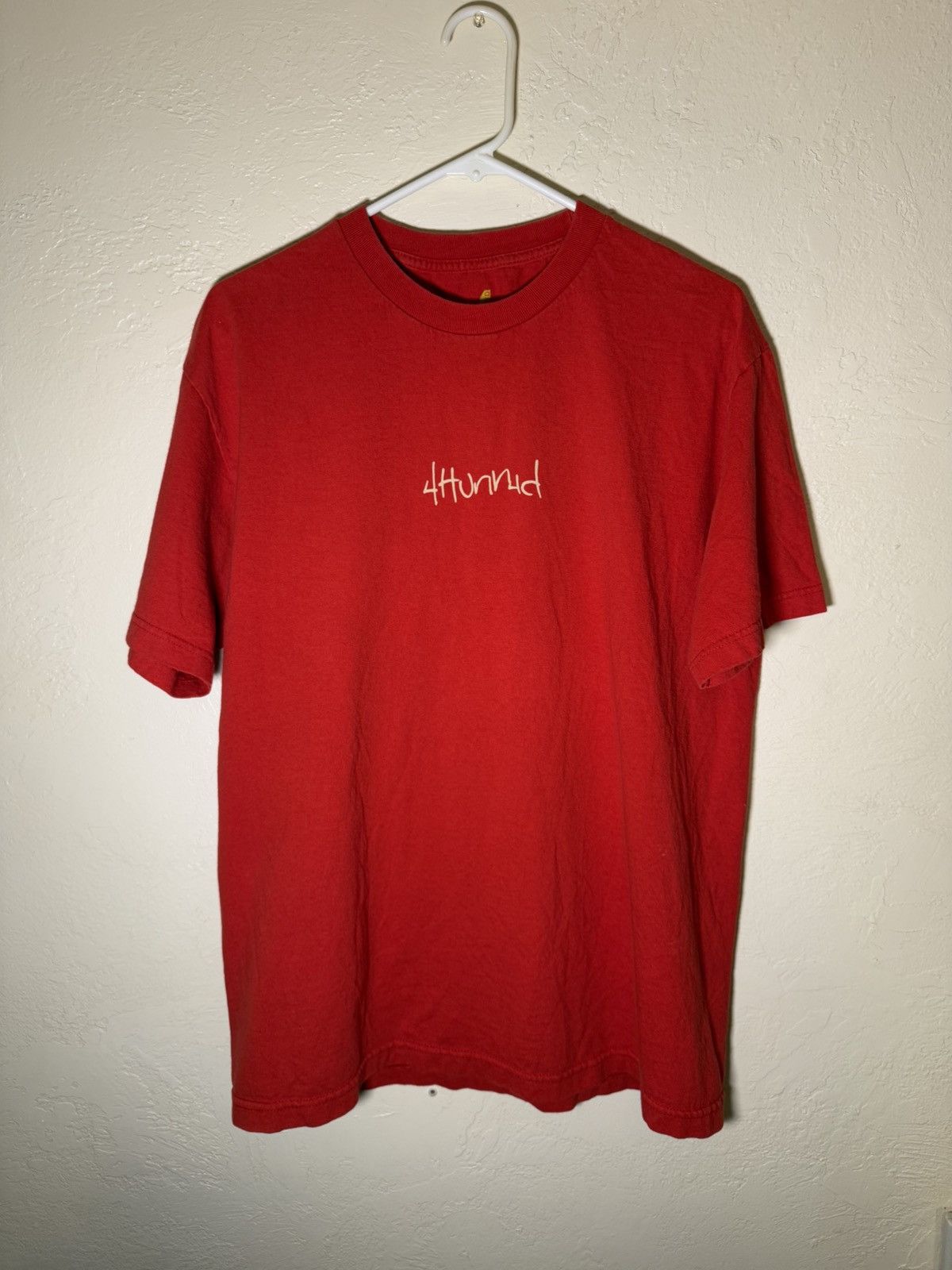 4HUNNID × Vintage YG 4hunnid Red Shirt Size US L / EU 52-54 / 3 - 1 Thumbnail