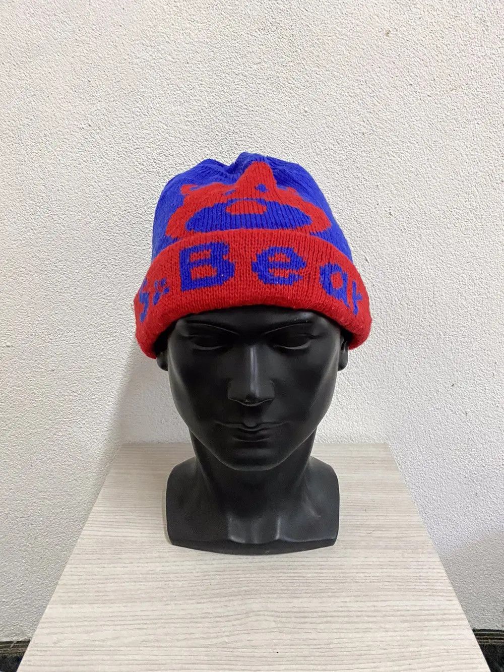 Japanese Brand × Vintage Vintage Bear Big Logo Beanie Hat Size ONE SIZE - 2 Thumbnail