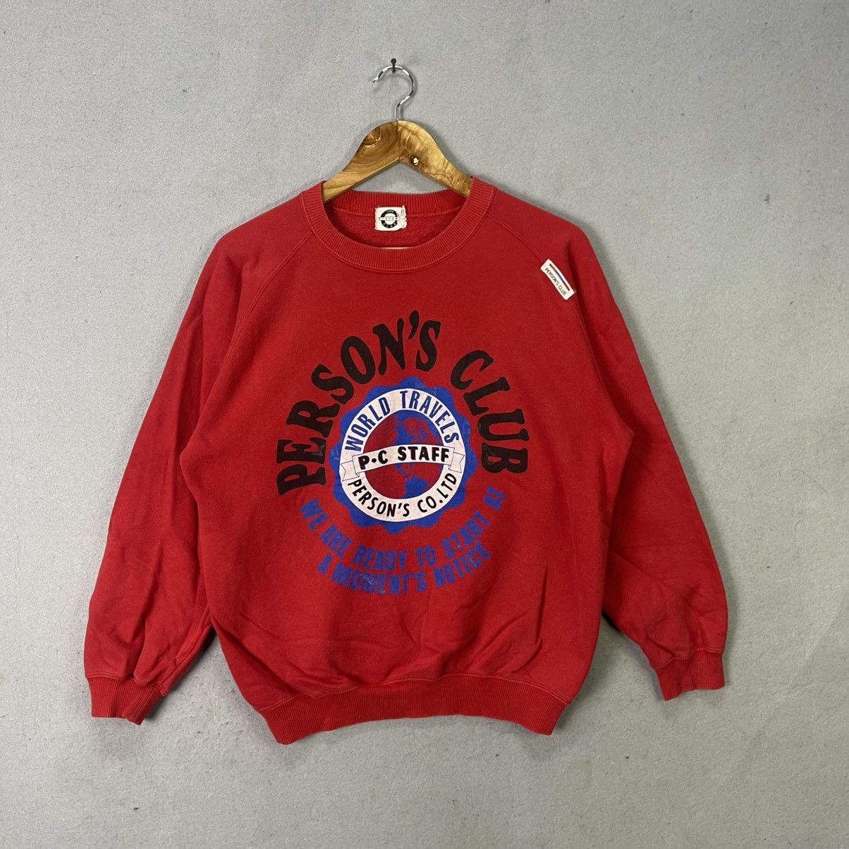 PERSON'S Person’s Club “Person’s Club” Graphic Crewneck Sweatshirt Size US S / EU 44-46 / 1 - 1 Thumbnail