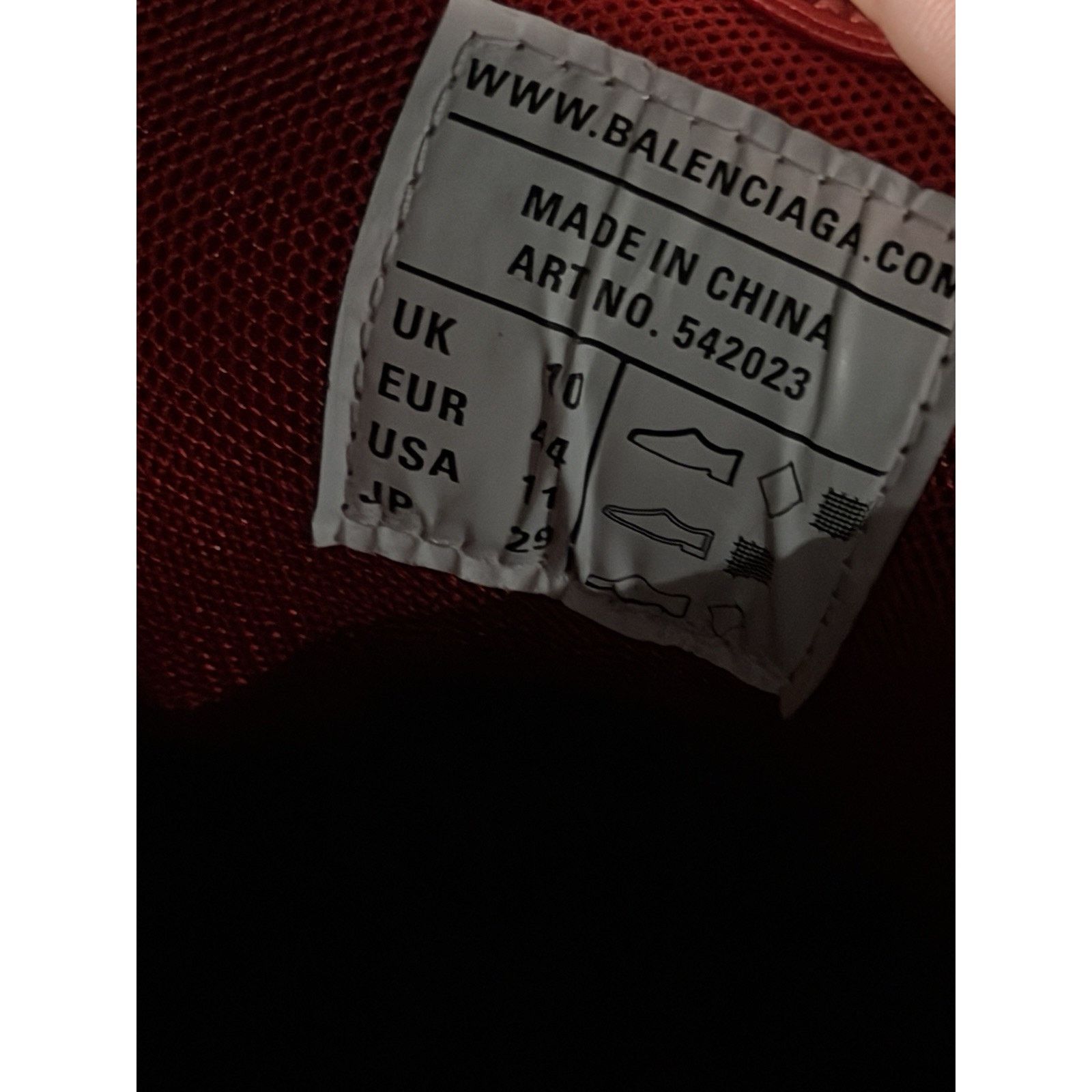 Balenciaga Size 44EU/11M Balenciaga Track Red Sneakers Size US 11 / EU 44 - 5 Thumbnail