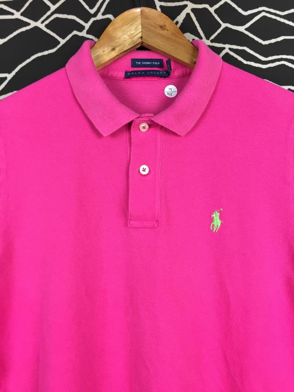 Ralph Lauren Vtg Ralph Lauren Pony Logo The Skinny Polo Shirt Size L / US 10 / IT 46 - 3 Thumbnail
