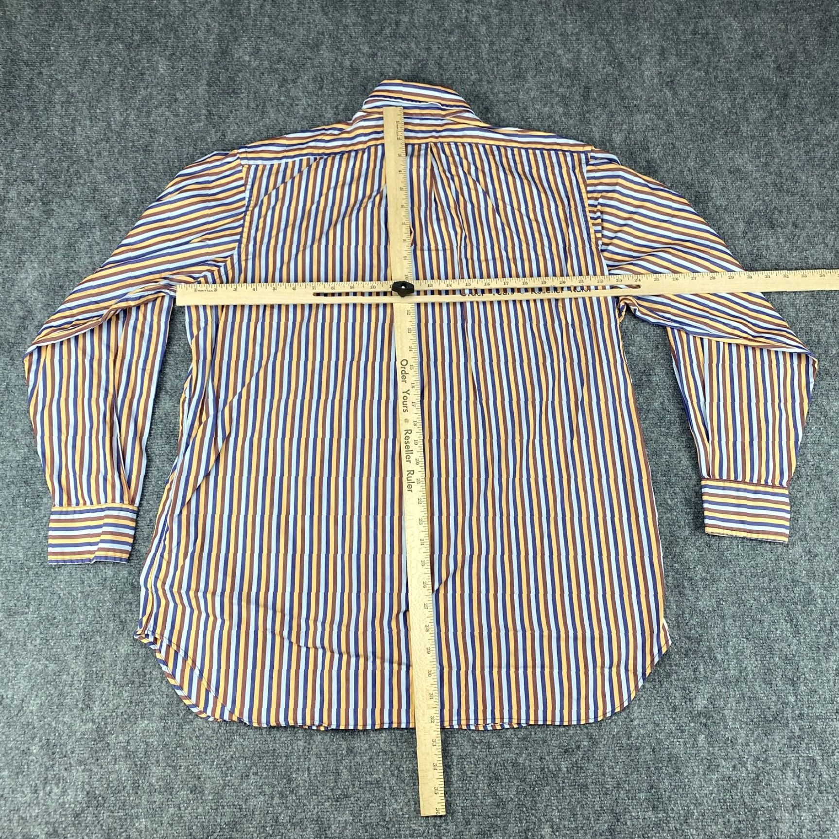Vintage VINTAGE Bullock & Jones Shirt Mens Large Striped Button-Down Long Sleeve Pocket Made USA Size US L / EU 52-54 / 3 - 5 Thumbnail
