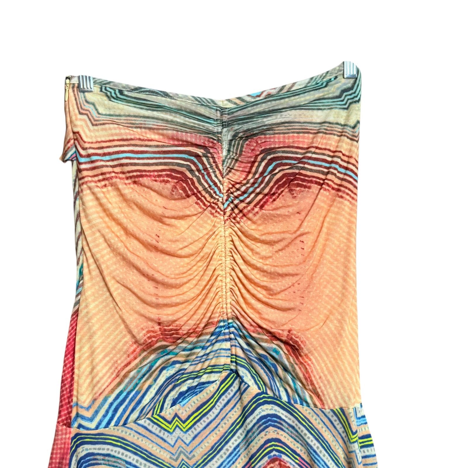 Ulla Johnson Ulla Johnson Alyssa Chevron Stripe Midi Skirt Size S 100% Size 27" / US 4 / IT 40 - 10 Thumbnail