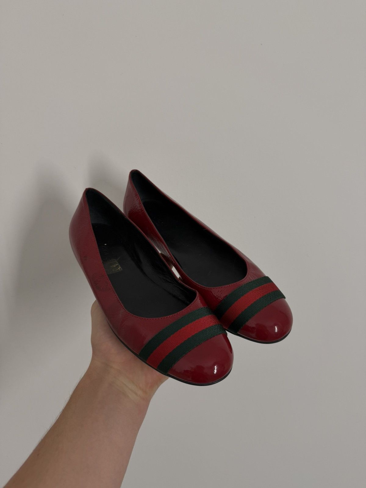 Gucci Gucci Leather Flats Size US 9 / IT 39 - 1 Thumbnail