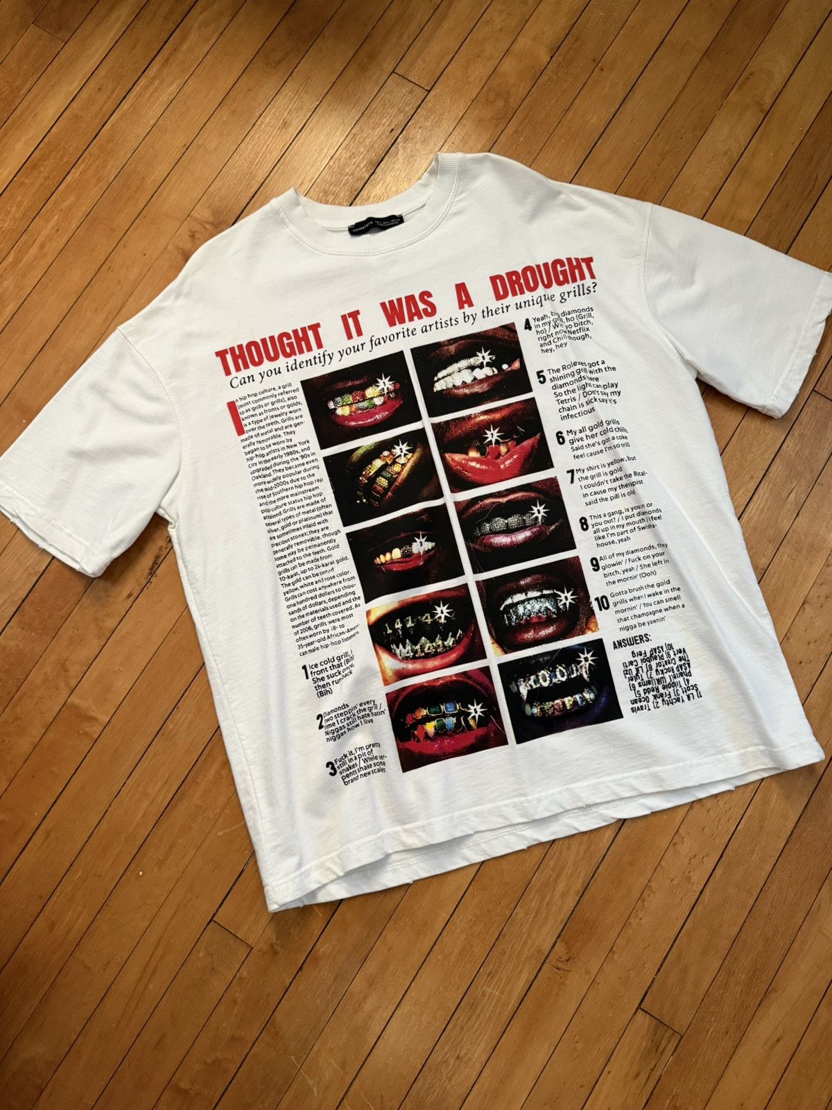 Other For The South “Thought it was a drought” T shirt Size US L / EU 52-54 / 3 - 1 Thumbnail