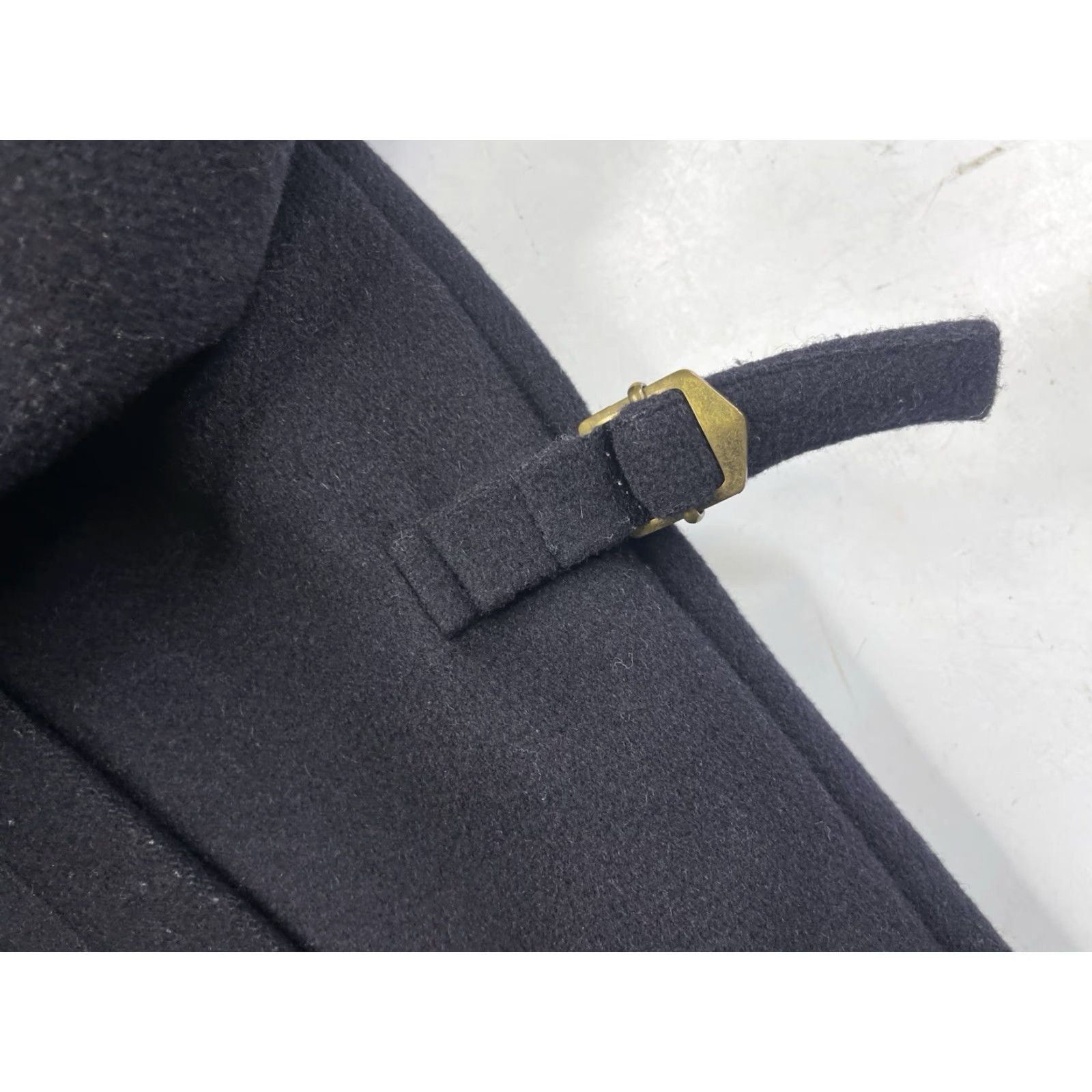 Polo Ralph Lauren Vintage Polo Ralph Lauren Jacket Mens XL Navy Wool Heavyweight Full Zip Lined Bespoke Bomber Coat Size US XL / EU 56 / 4 - 4 Thumbnail