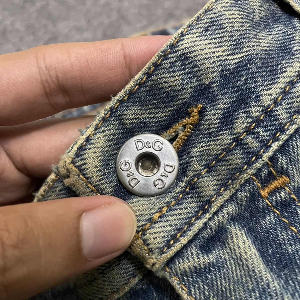 Dolce & Gabbana D&G Distressed Denim Grunge Style Size US 36 / EU 52 - 6 Thumbnail