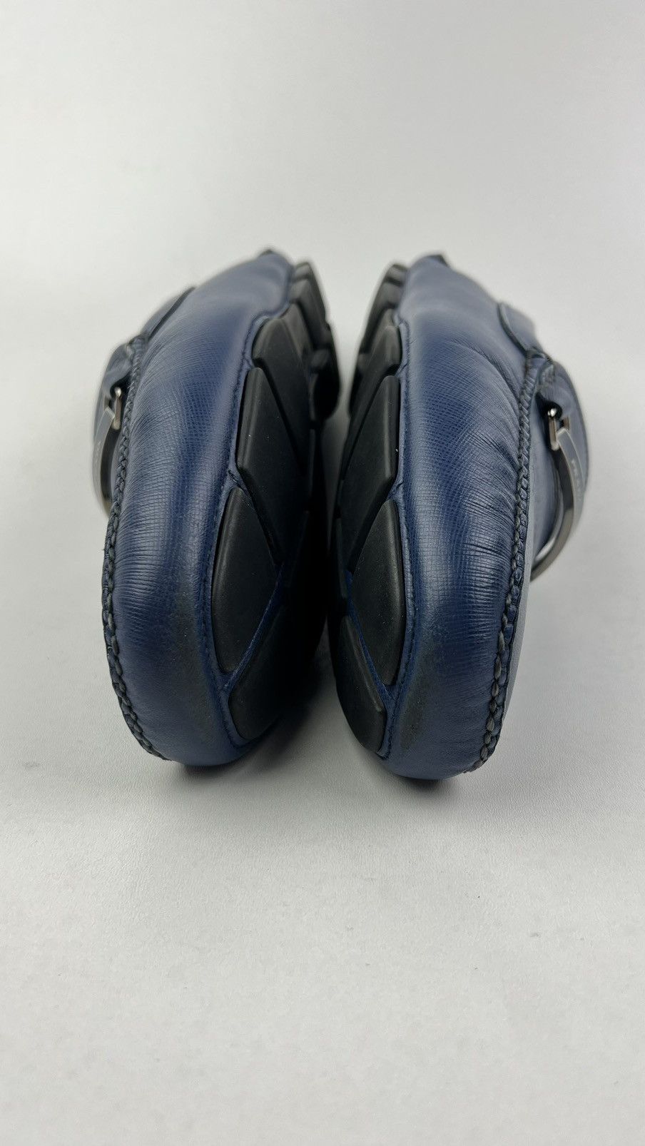 Prada PRADA Loafers Leather Saffiano Drivers Moccasins Shoes Logo Size US 9.5 / EU 42-43 - 18 Thumbnail