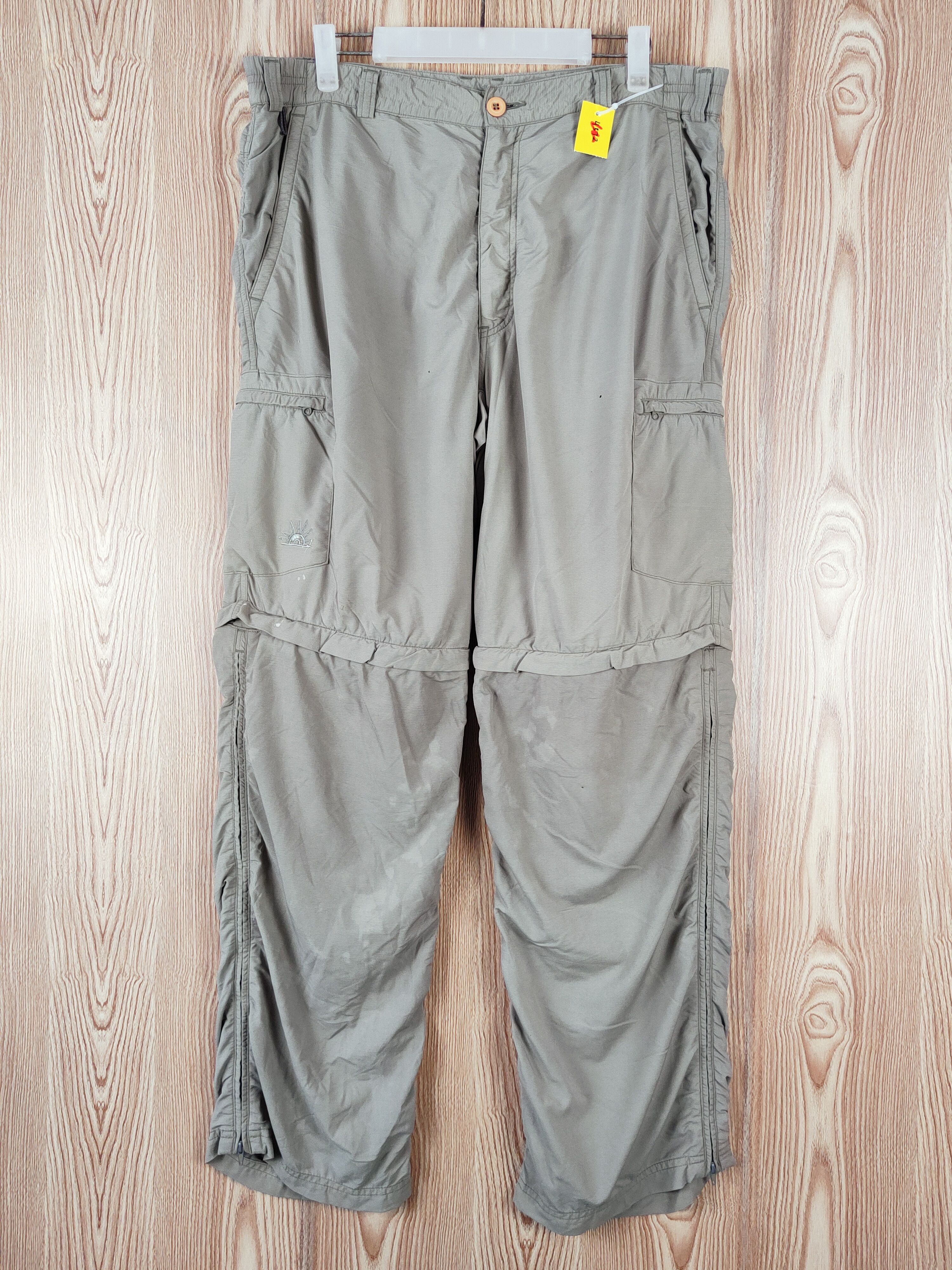 Yellow Stone Beige Multipocket Sweatpants #W338