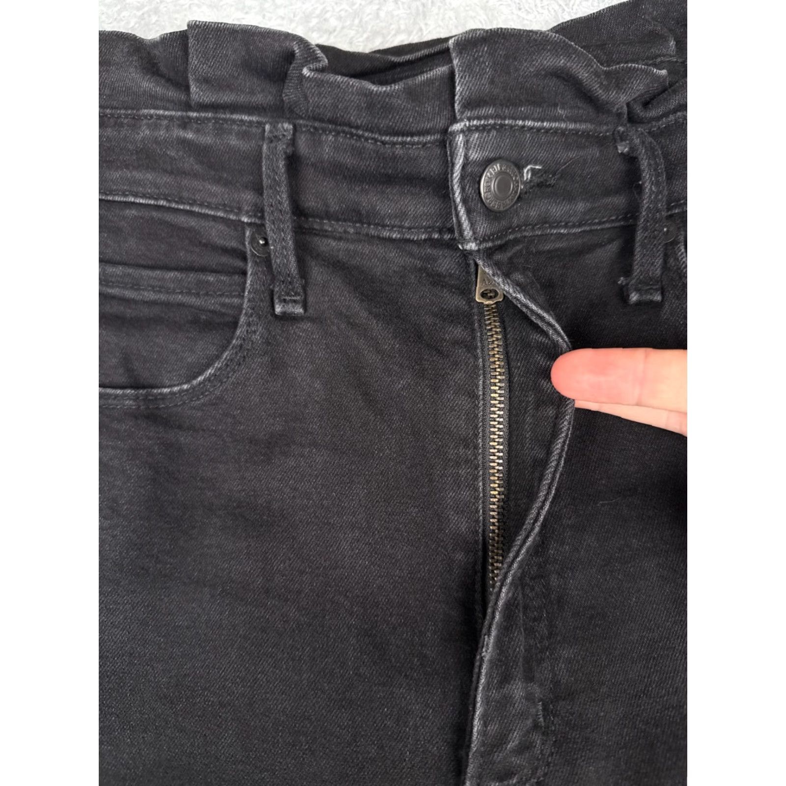 Abercrombie & Fitch Abercrombie & Fitch Jeans Women 4 Black Denim Ultra High Rise Super Skinny Ankle Womens Size 27" / US 4 / IT 40 - 5 Thumbnail