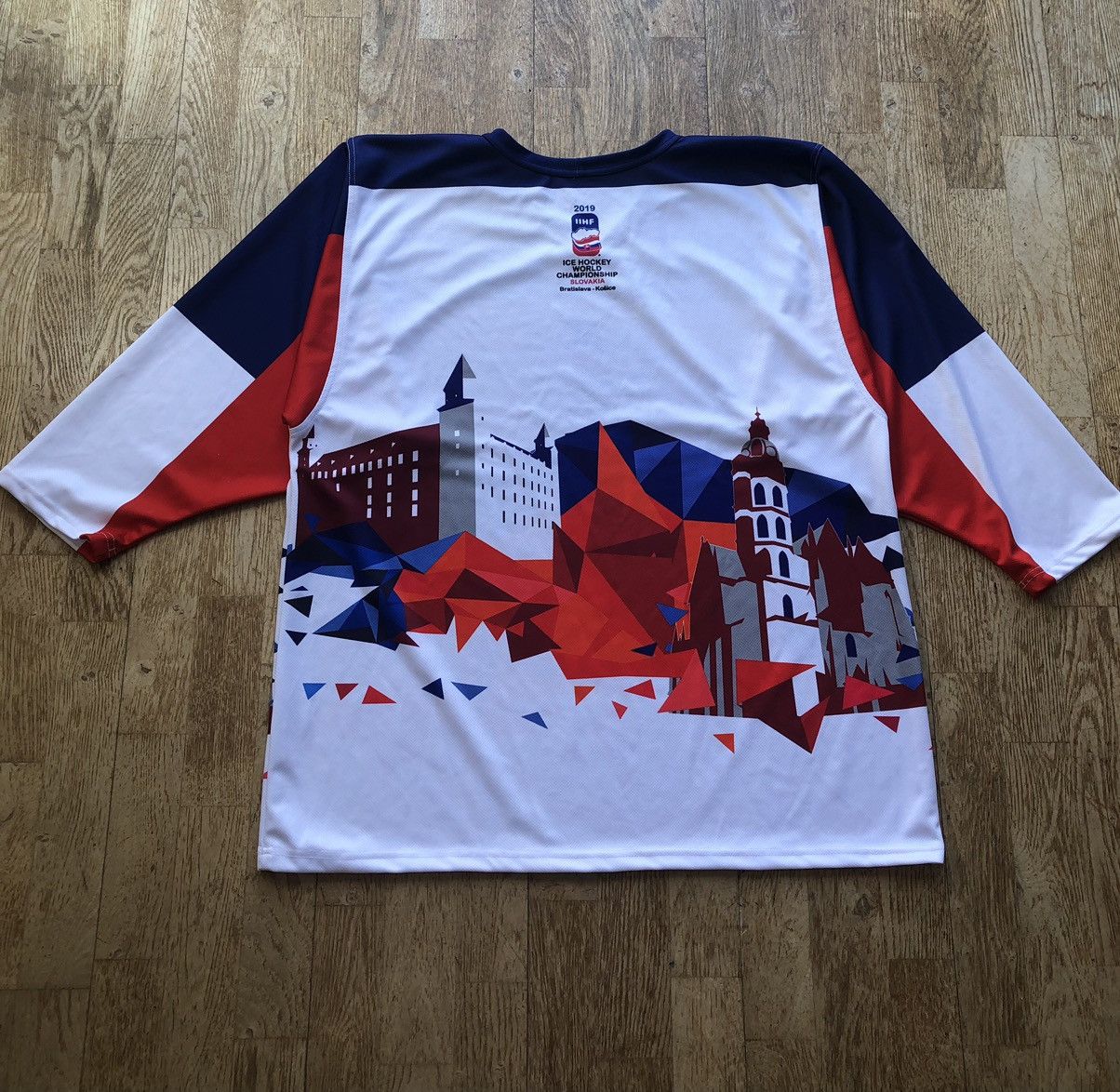 Vintage RARE 2019 ICE HOCKEY CHAMPIONSHIP SLOVAKIA JERSEY Size US XL / EU 56 / 4 - 2 Thumbnail