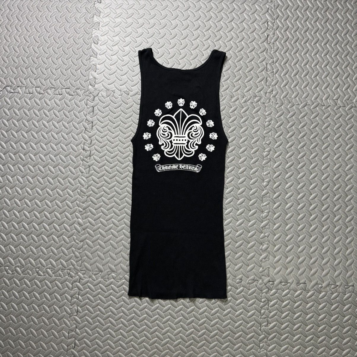 Chrome Hearts RARE! FLEUR DE LIS RIBBED TANKTOP Size US L / EU 52-54 / 3 - 3 Thumbnail