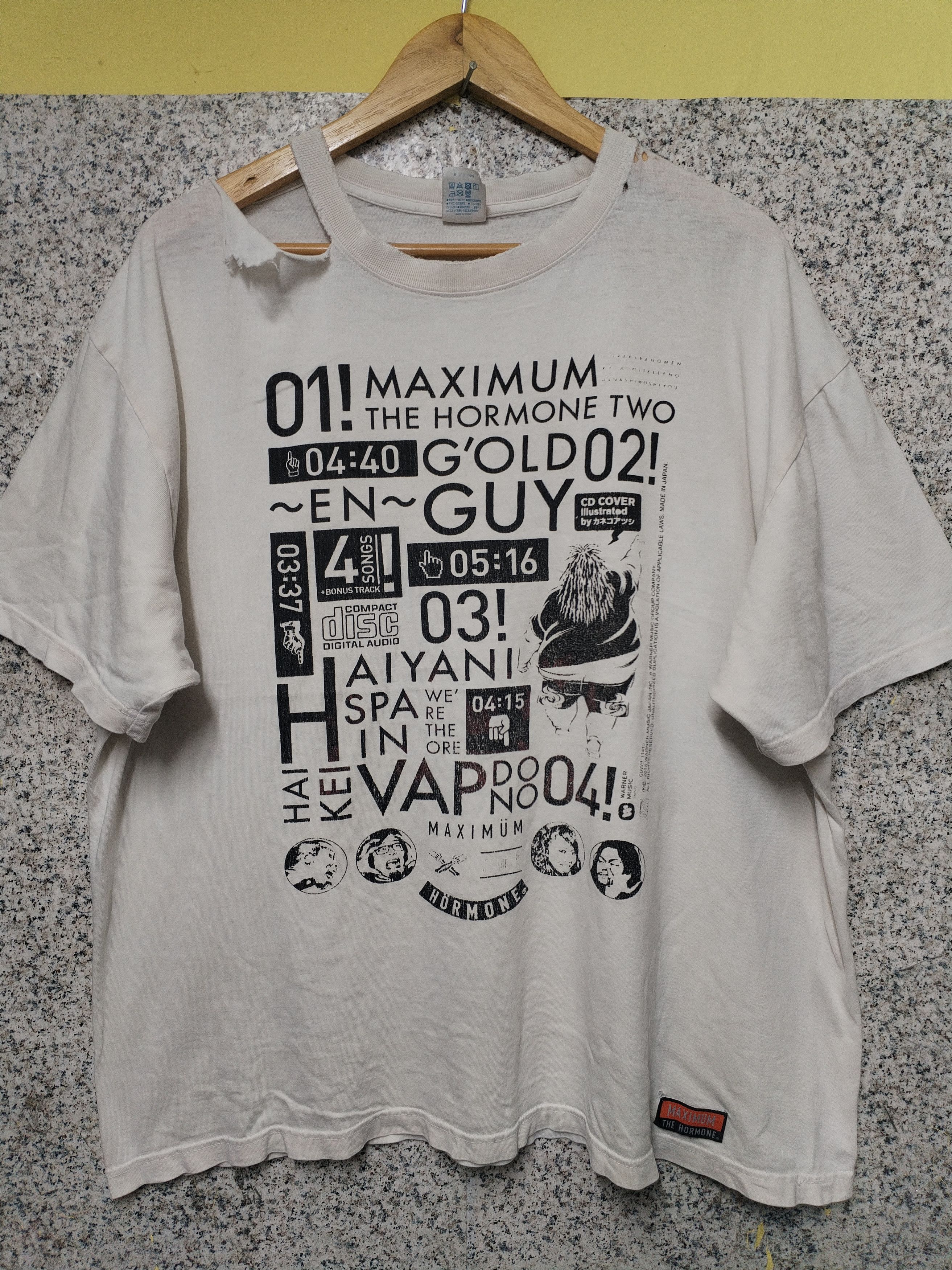 Vintage Thrashed Sun Faded Vintage Punk Shirt Distressed Grunge Band Size US XXL / EU 58 / 5 - 1 Thumbnail
