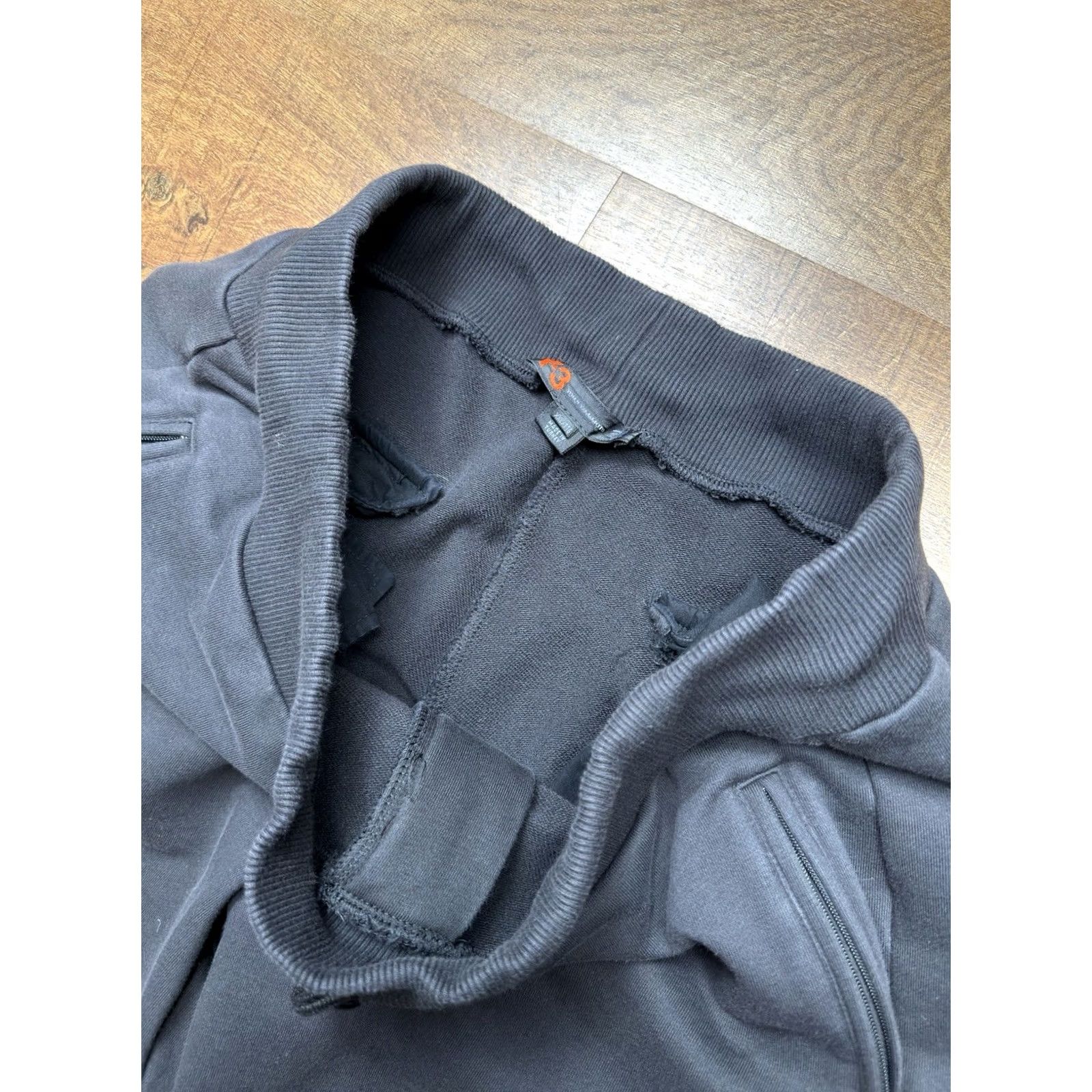 Adidas VINTAGE Adidas Y-3 Yohji Yamamoto Terry Heavyweight Sweatpants Men’s 2XL Black Size US 39 - 6 Thumbnail