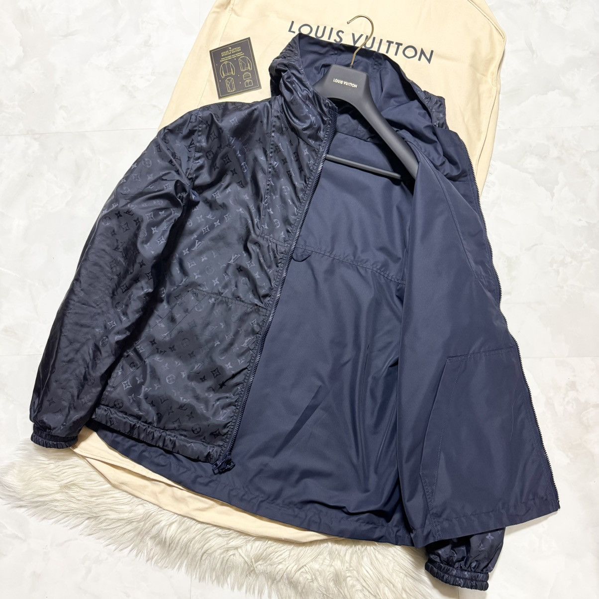 Louis Vuitton Louis Vuitton Monogram Reversible Nylon Jacket Size US XL / EU 56 / 4 - 7 Thumbnail